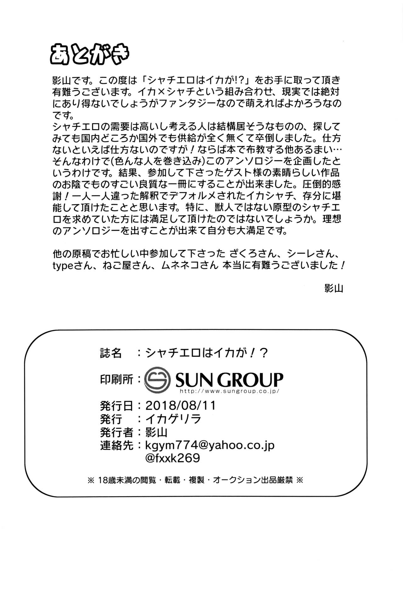 (C94) [Ika Guerrilla (Kageyama)] Shachi Ero wa Ikaga!? 29eme image