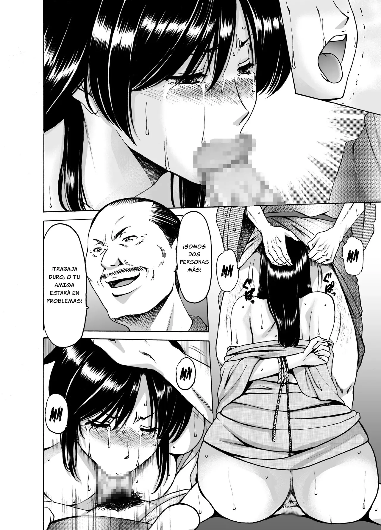 [Hoshino Ryuichi] Hitozuma x 3 ~Yukemuri Ryoujou~ 1. Asagi [Spanish] [MandaloAsiNoma] [Digital] 画像番号 28