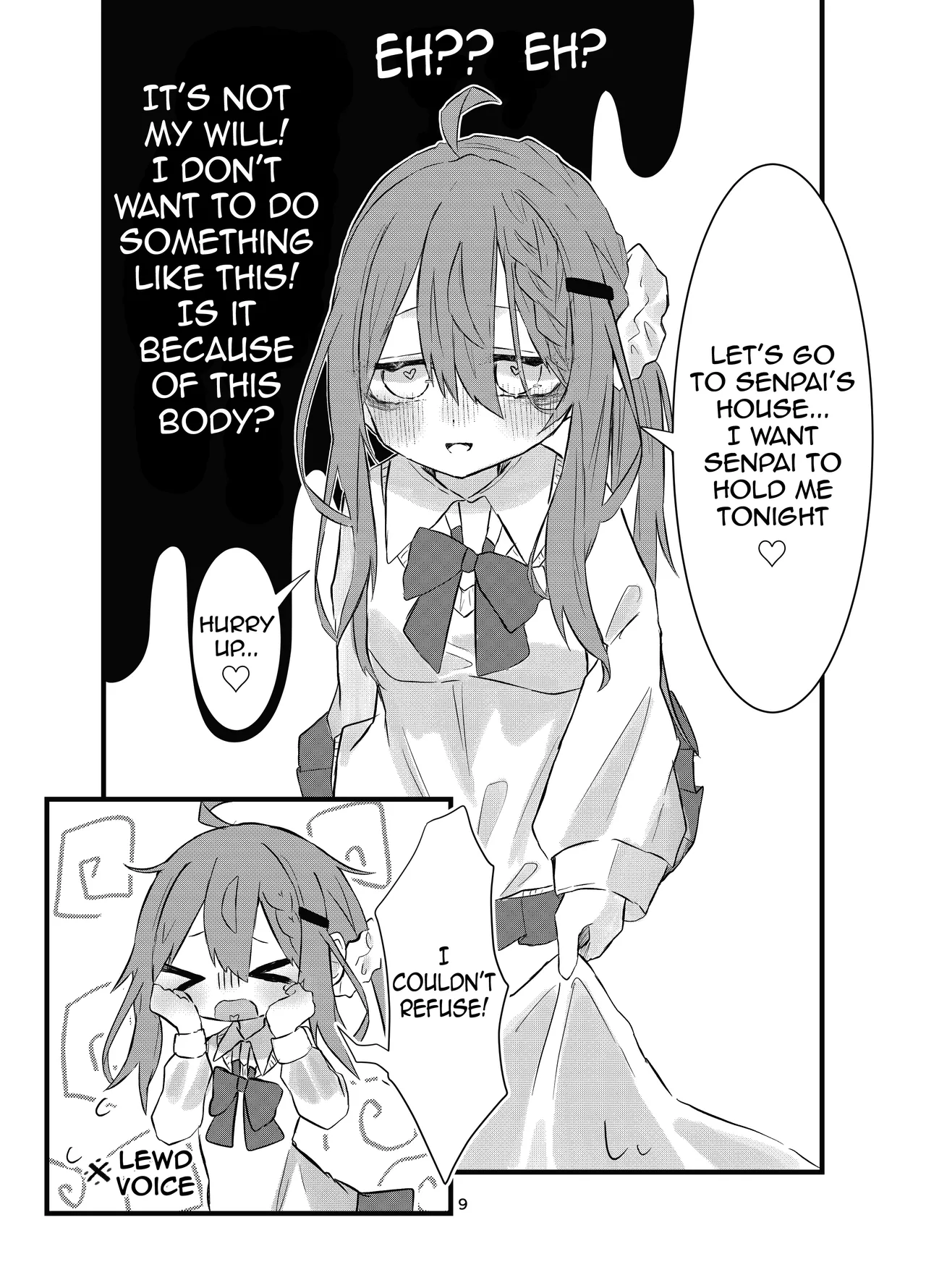 [Silver Snow (Shirayuki)] Gakkou de Suki na Hito ni Natte Tsunda Hanashi | A story about turning into my crush at school and being stuck in her body [English] [meganekun_tl] [Digital] Bildnummer 9