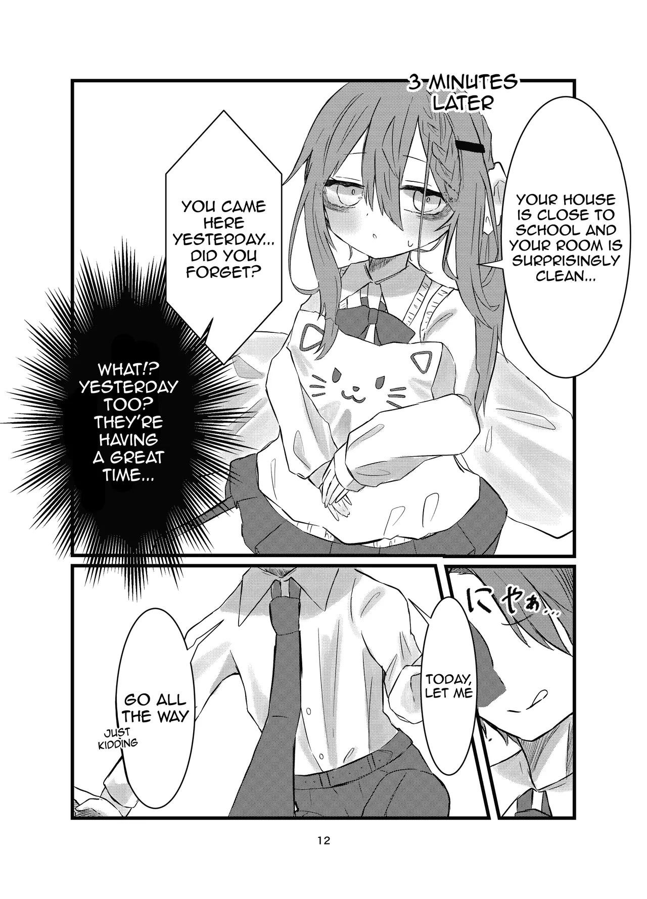 [Silver Snow (Shirayuki)] Gakkou de Suki na Hito ni Natte Tsunda Hanashi | A story about turning into my crush at school and being stuck in her body [English] [meganekun_tl] [Digital] Bildnummer 12