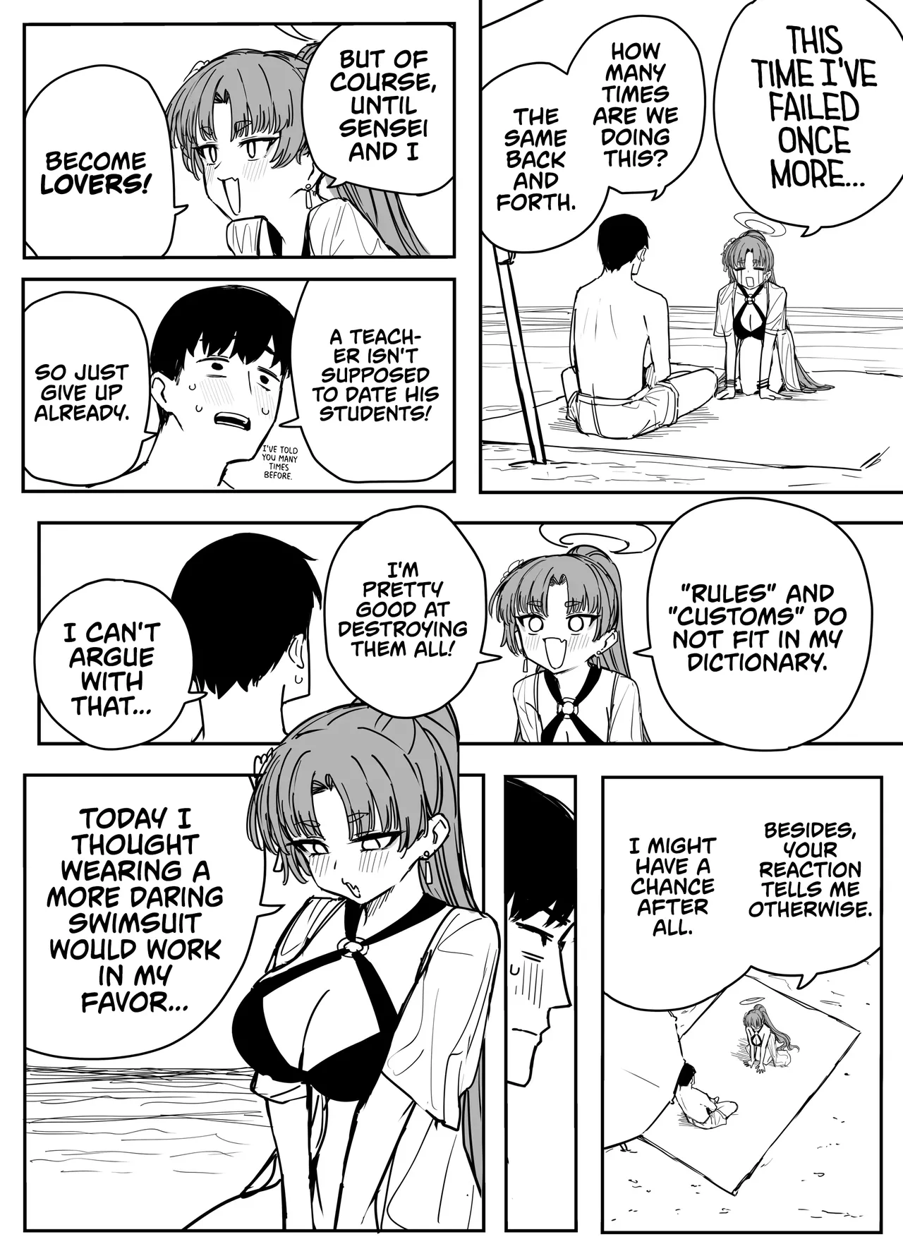 [Putama]  Zenryoku! Kadenokouji  |  Don't hold back! Miss Kadenokouji (Blue Archive) [English] [TheWhiteLine] imagen número 3