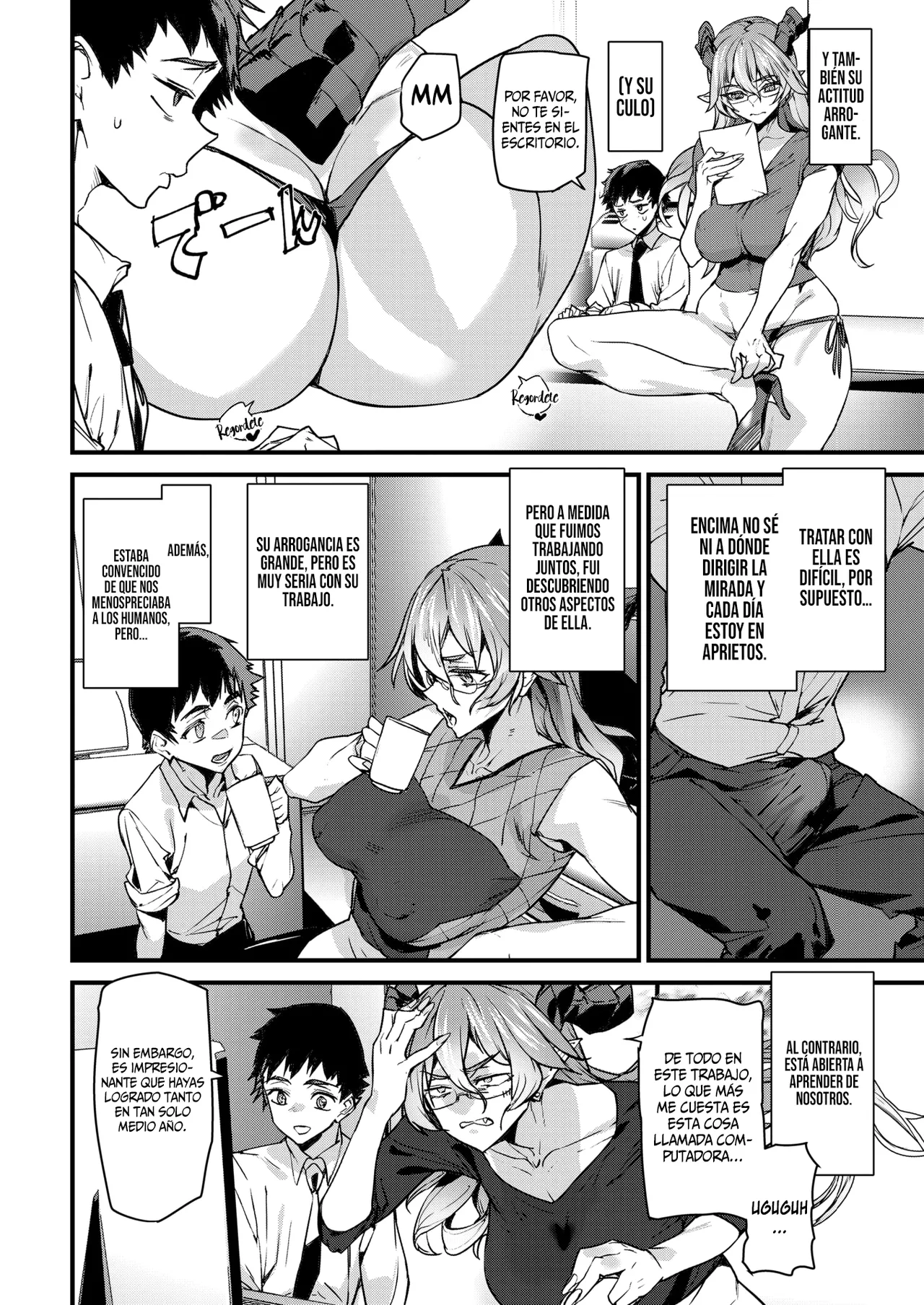 [Ashiomi Masato] Office Drake -Ishuzoku Joushi- || Dragona de Oficina -Jefa de otra especie- (COMIC Kairakuten 2026-01) [Spanish] [SSR Translations] [Digital] numero di immagine  6