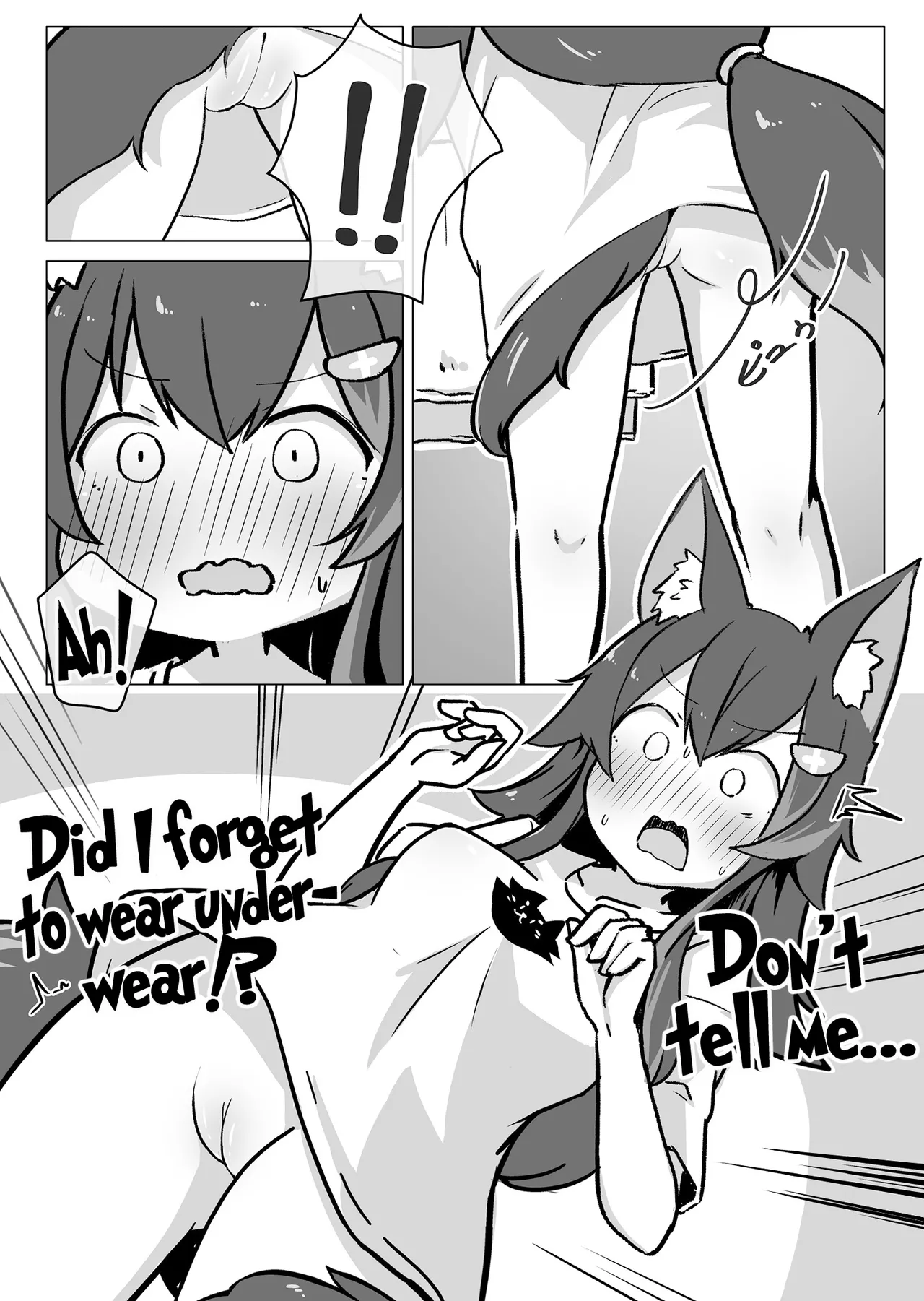 [YokaranuYakara (Yokara)] Miosha ga Osoto de Hadaka ni Natchau Hon | A Book where Miosha gets Naked Outside (Ookami Mio) [English] [Hikari no Kaze] [Decensored] [Digital] imagen número 5