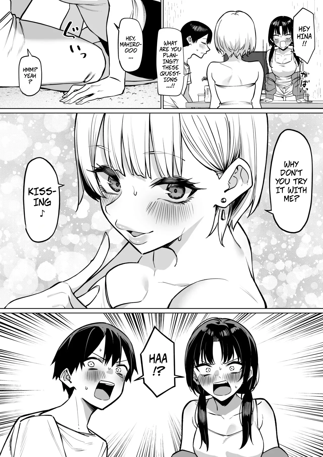 [MM] Onna Tomodachi Futari to Perochuu suru Hanashi | A Story About Kissing 2 Female Friends [English]  [Decensored] Bildnummer 4
