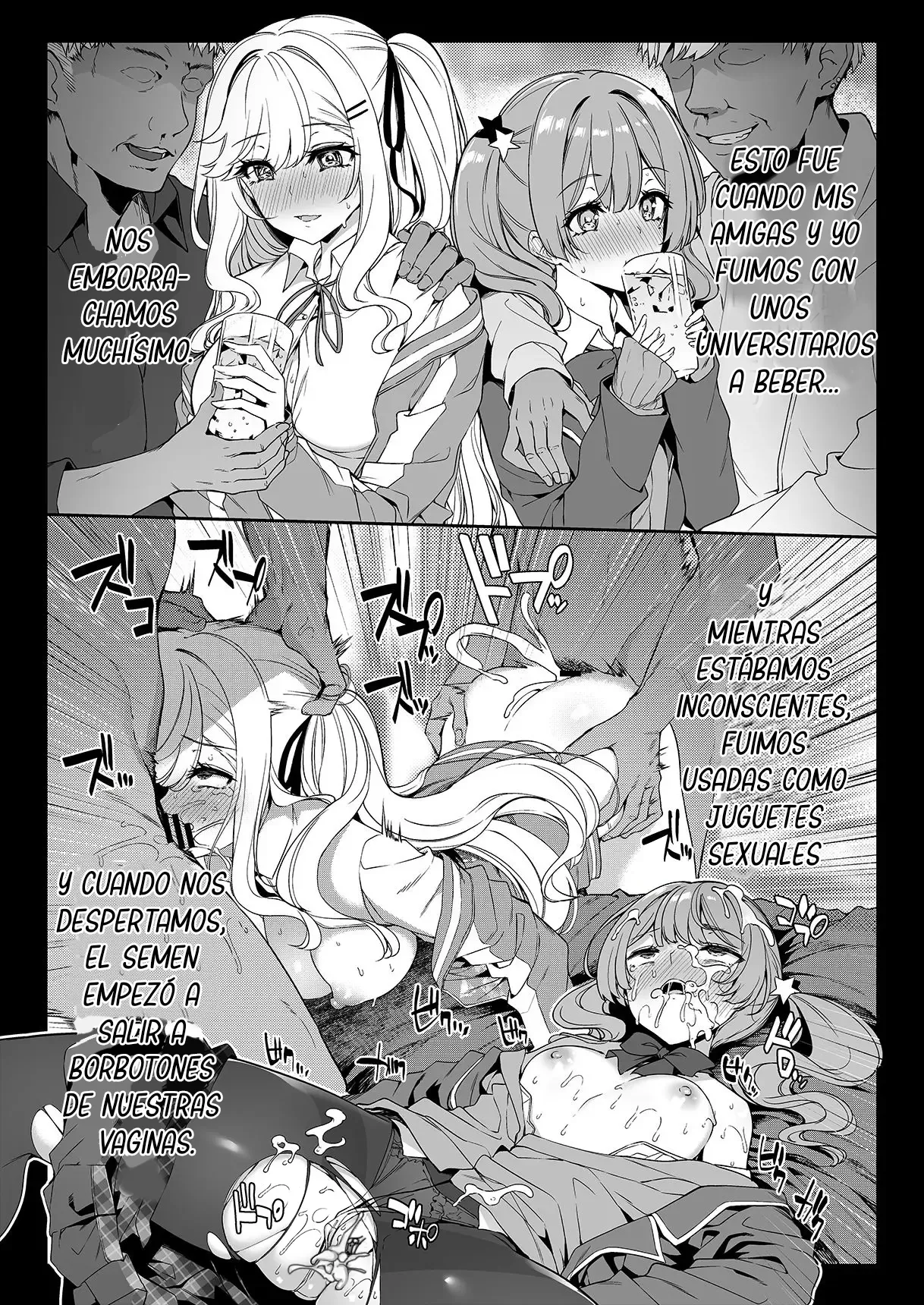 [Bottle Ship Bottler (Kazakura)] InCha Couple ga You Gal-tachi to SEX Training Suru Hanashi | La Tímida Pareja y las Brillantes Gals Tienen Entrenamiento Sexual Juntos [Spanish] {akanameTL} [Decensored] imagen número 8