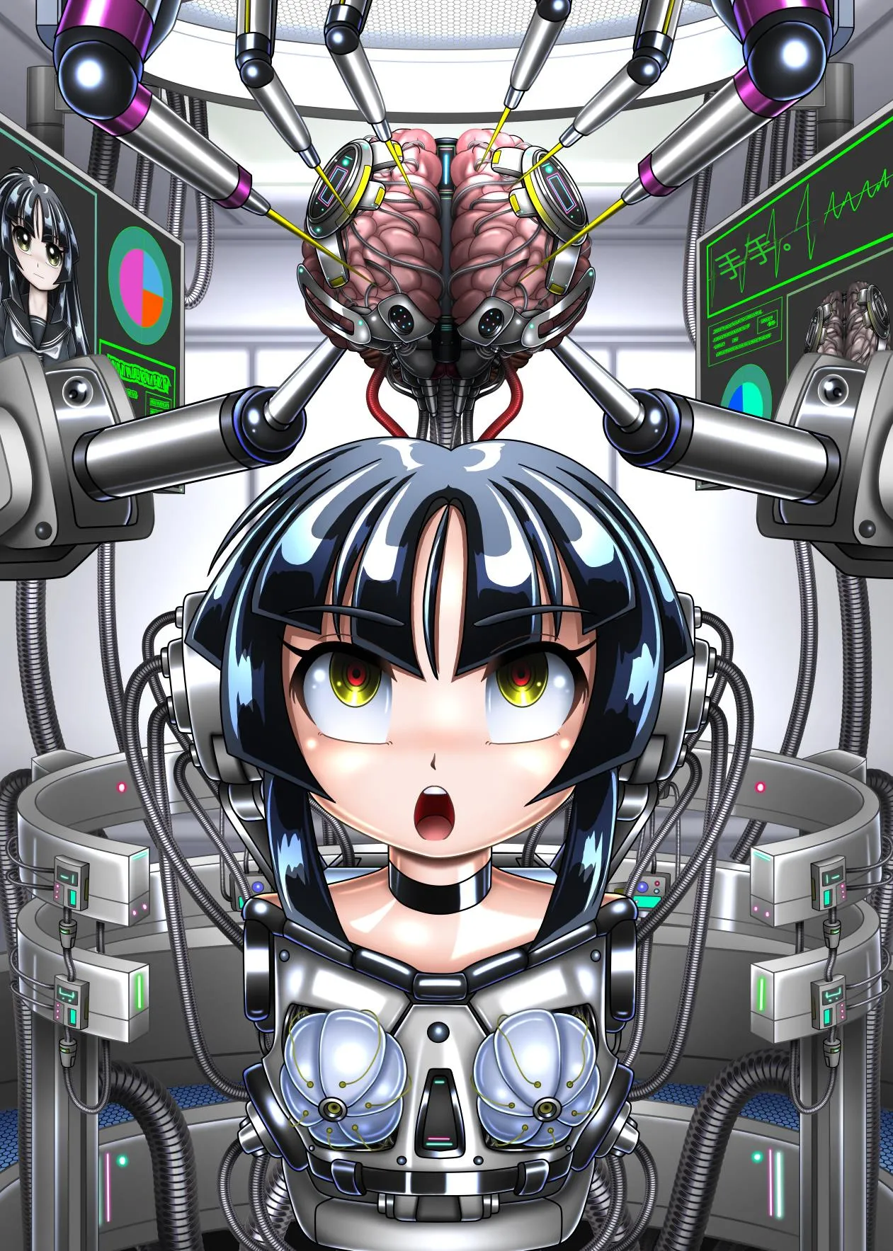 [Cyber F] Cyborg Aiko - 机器人蓝子[Chinese] [垃姬兔个人汉化] [Digital] image number 47