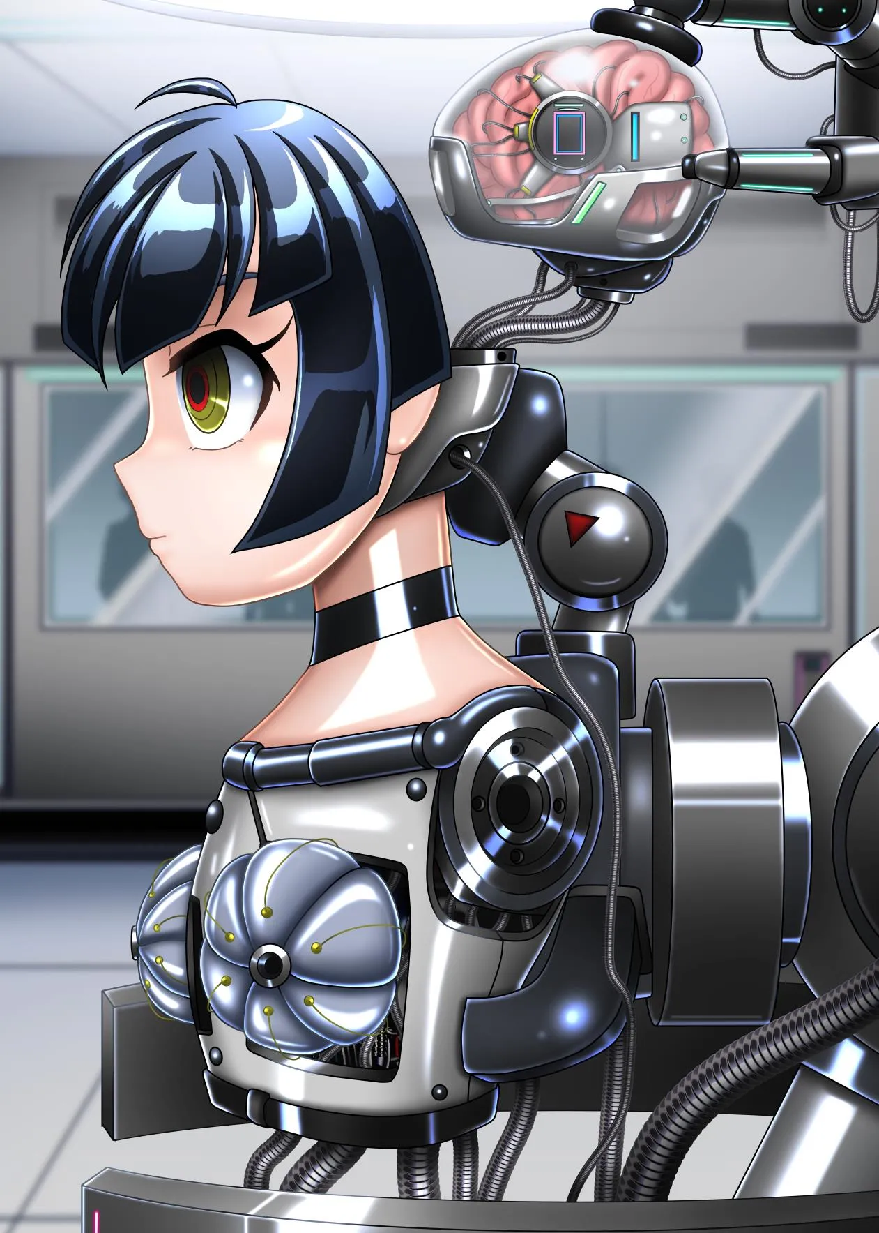 [Cyber F] Cyborg Aiko - 机器人蓝子[Chinese] [垃姬兔个人汉化] [Digital] image number 48