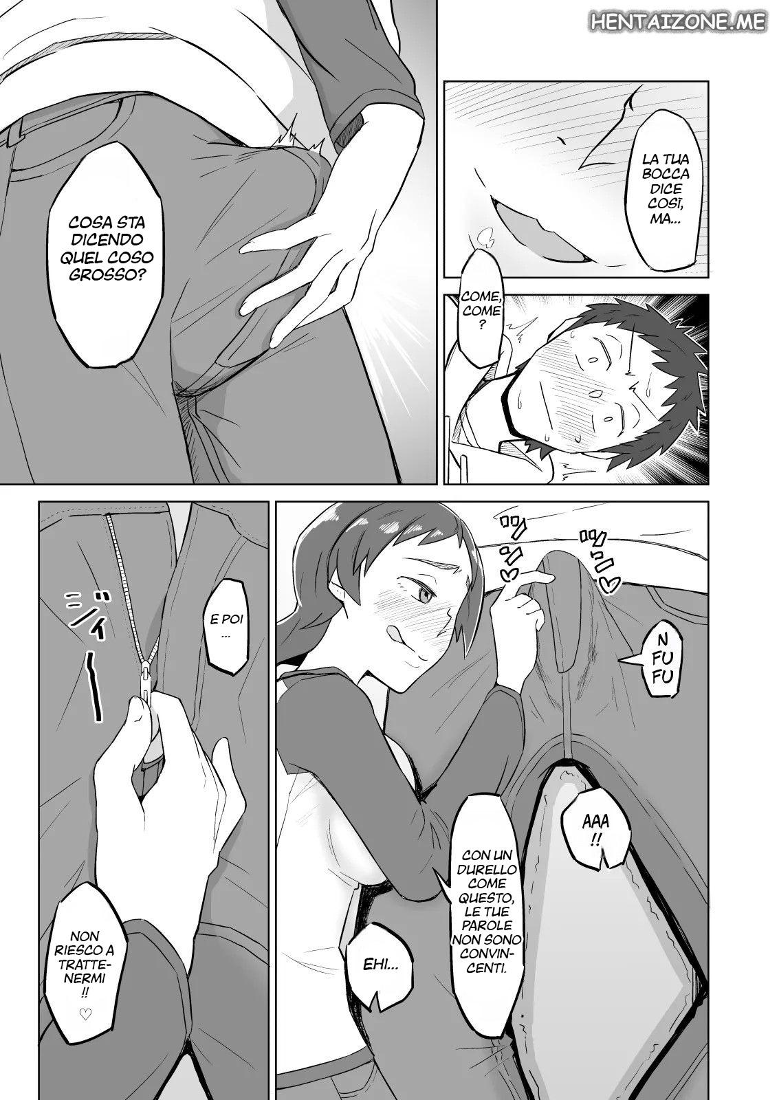 [DOGTAG (Akutenkou)] Otonari no Hitozuma ni Yuushoku ni Sasowaretara Yokkyuu Fuman de SEX Dekite Shimatta Hanashi | Appuntamento con La Vicina [Italian] 6eme image