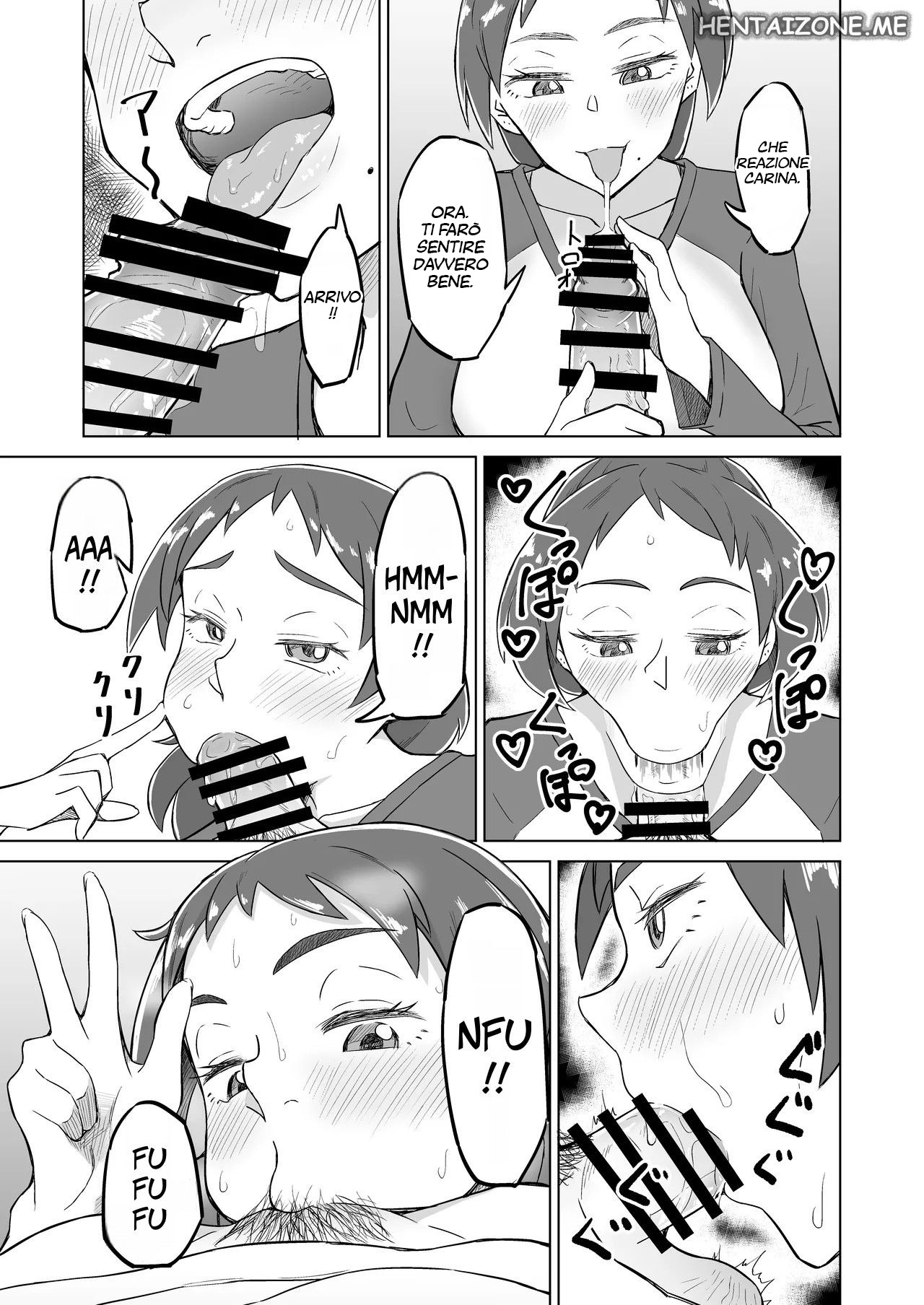 [DOGTAG (Akutenkou)] Otonari no Hitozuma ni Yuushoku ni Sasowaretara Yokkyuu Fuman de SEX Dekite Shimatta Hanashi | Appuntamento con La Vicina [Italian] 8eme image