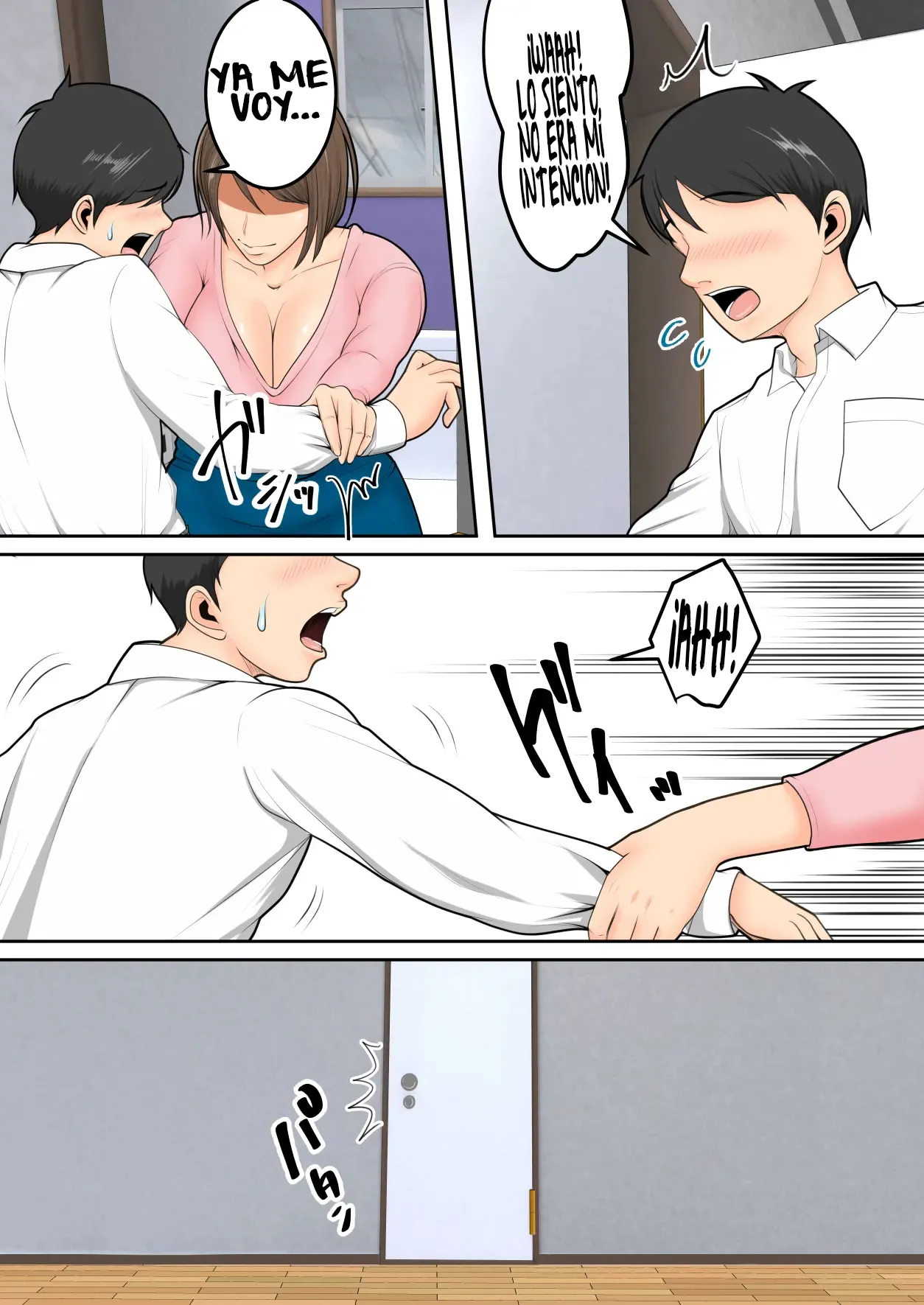 [Yuriko Club] Muchimuchi na Tomodachi no Okaa-san ni Shiboritorarete｜Siendo Exprimido Por La Madre Voluptuosa De Mi Amigo [Spanish] [El naranjas = Mr.Naranjas] numero di immagine  9