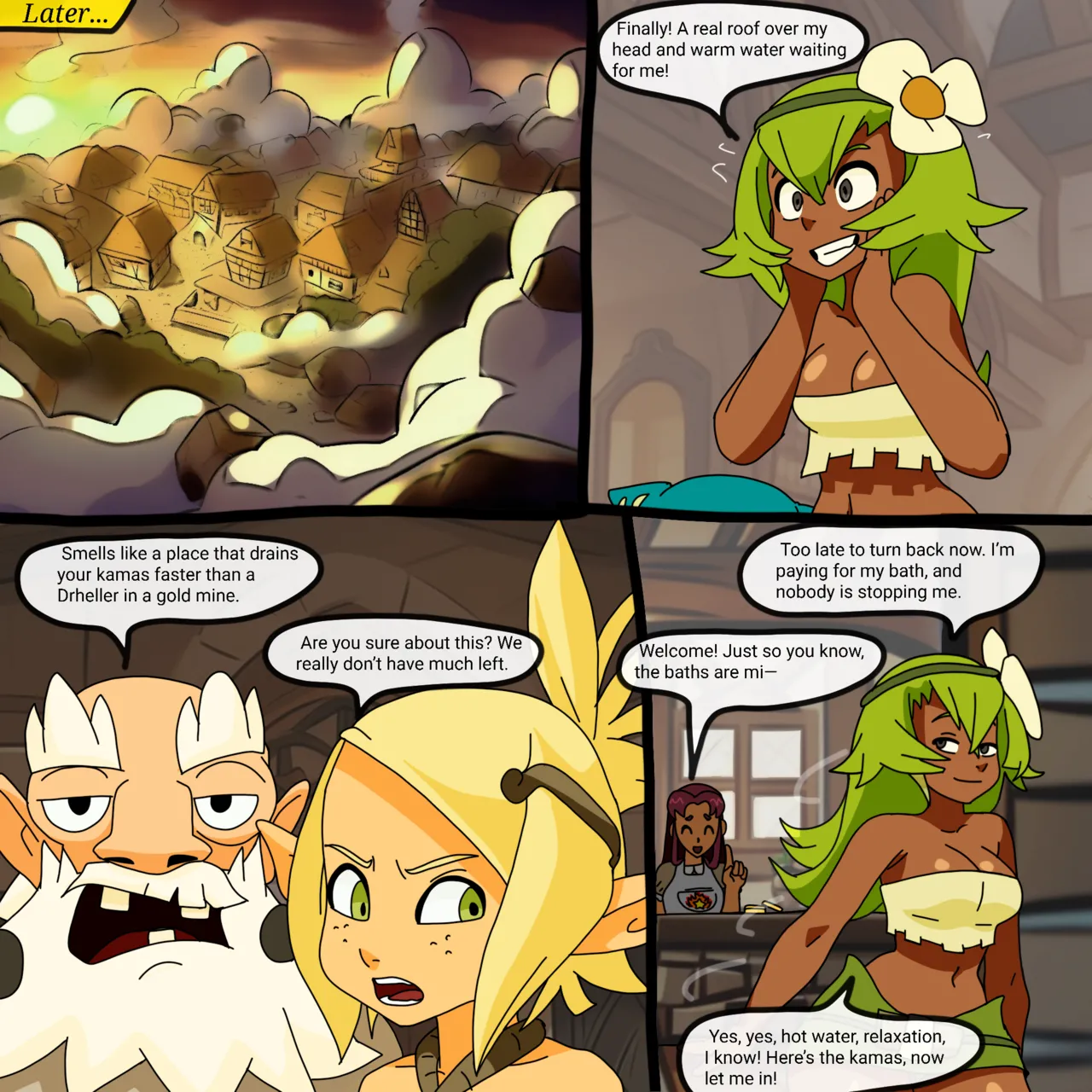 [Sunnie] Wakfu Porn Parody - Amalias Slutty Hot Springs Adventure 画像番号 4