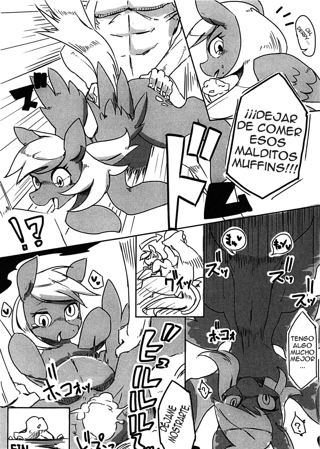 (C83) [Sindoll(Various)] Mi Sukebe Pony, Eromanga es Magia (My Little Pony: Friendship is Magic) [Uncensure] [Spanish] [Red Fox Makkan] image number 17