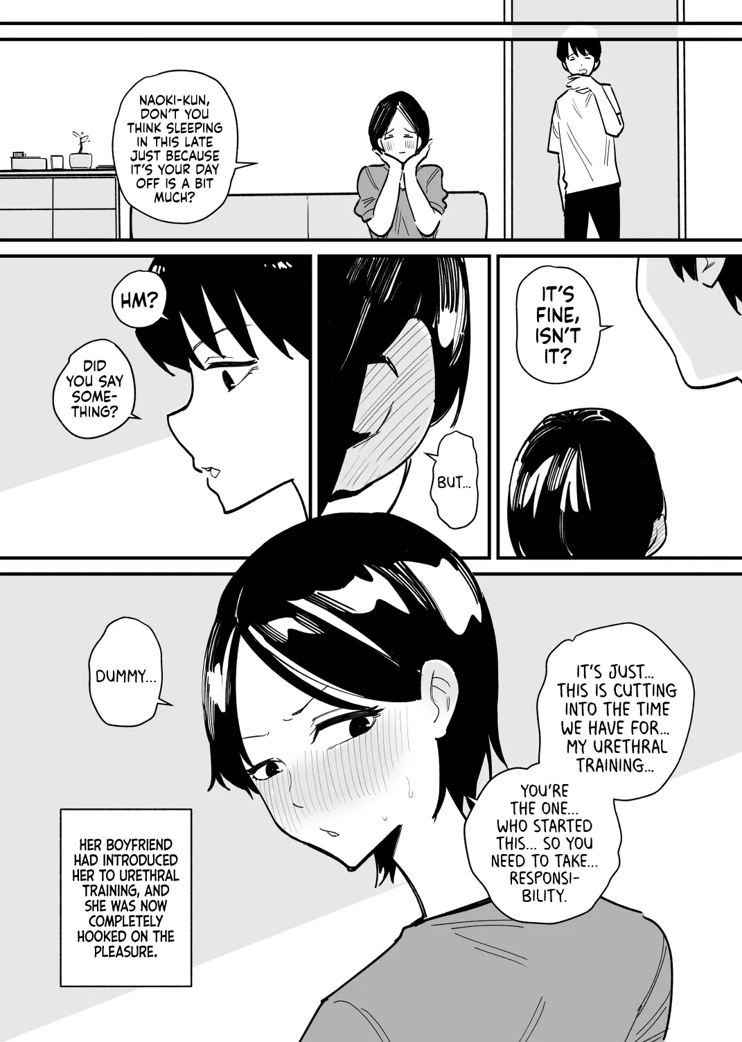 [Hachihachihachi] My Older Girlfriend Seems to Have a Thing for Urethral Training [English] [Castle TL] imagen número 3