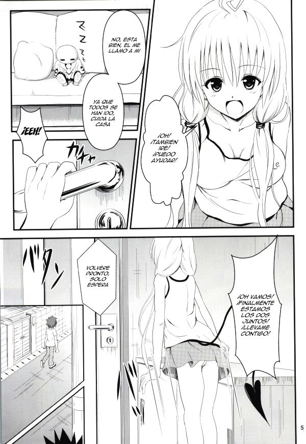 (C85) [Orenjiru (Orenchin)] Ore no Lala ga Netoraremashita (To LOVE-Ru) [Spanish] numero di immagine  3