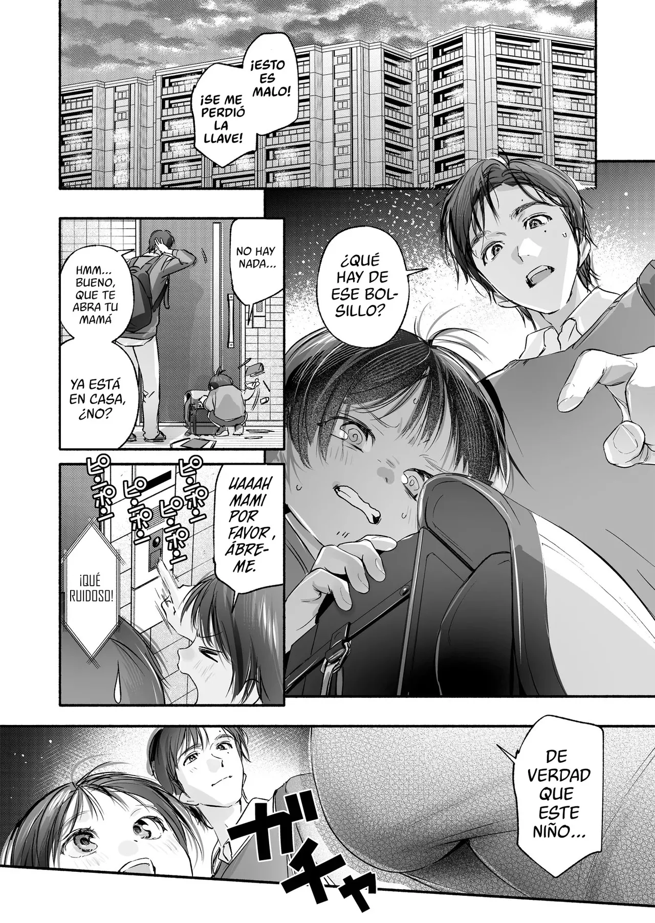 [Irodori Gyuunyuu 4.5% (Higashide Irodori)] Trop 1 ~ Onabare Hitozuma no Sango Shojo o Itadakimasu~｜Trop 1 ~Tomaré la Virginidad Posparto de una Esposa Exhibicionista~ [Spanish] [Uraku Translations + Knights of Cydonia] [Digital] 图片编号 7