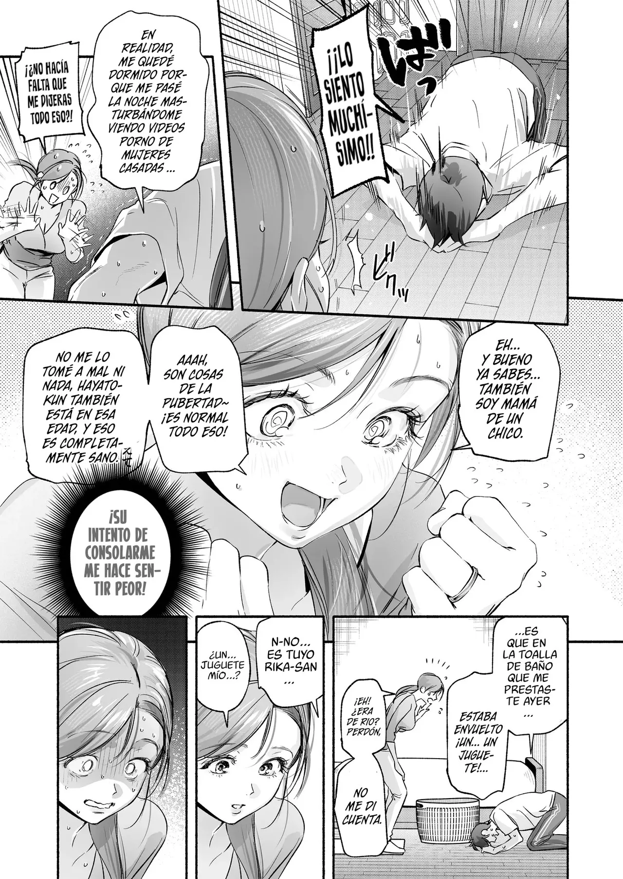 [Irodori Gyuunyuu 4.5% (Higashide Irodori)] Trop 1 ~ Onabare Hitozuma no Sango Shojo o Itadakimasu~｜Trop 1 ~Tomaré la Virginidad Posparto de una Esposa Exhibicionista~ [Spanish] [Uraku Translations + Knights of Cydonia] [Digital] 图片编号 18