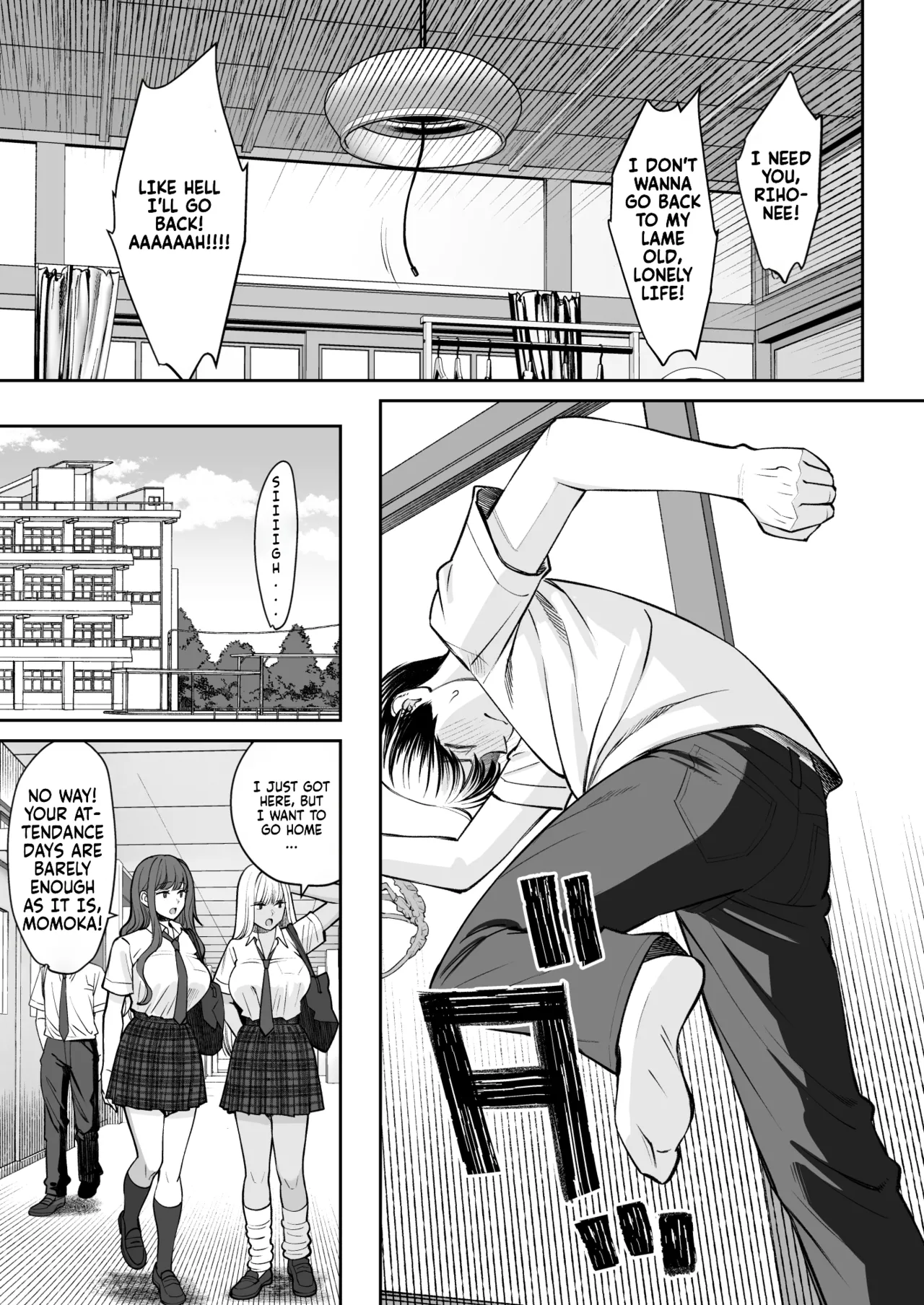 [Oshima Aki] Totsuzen Ane ga Dekita Hanashi 2 | The story of suddenly getting an older sister 2 [English] [Fallen Games] изображение № 11