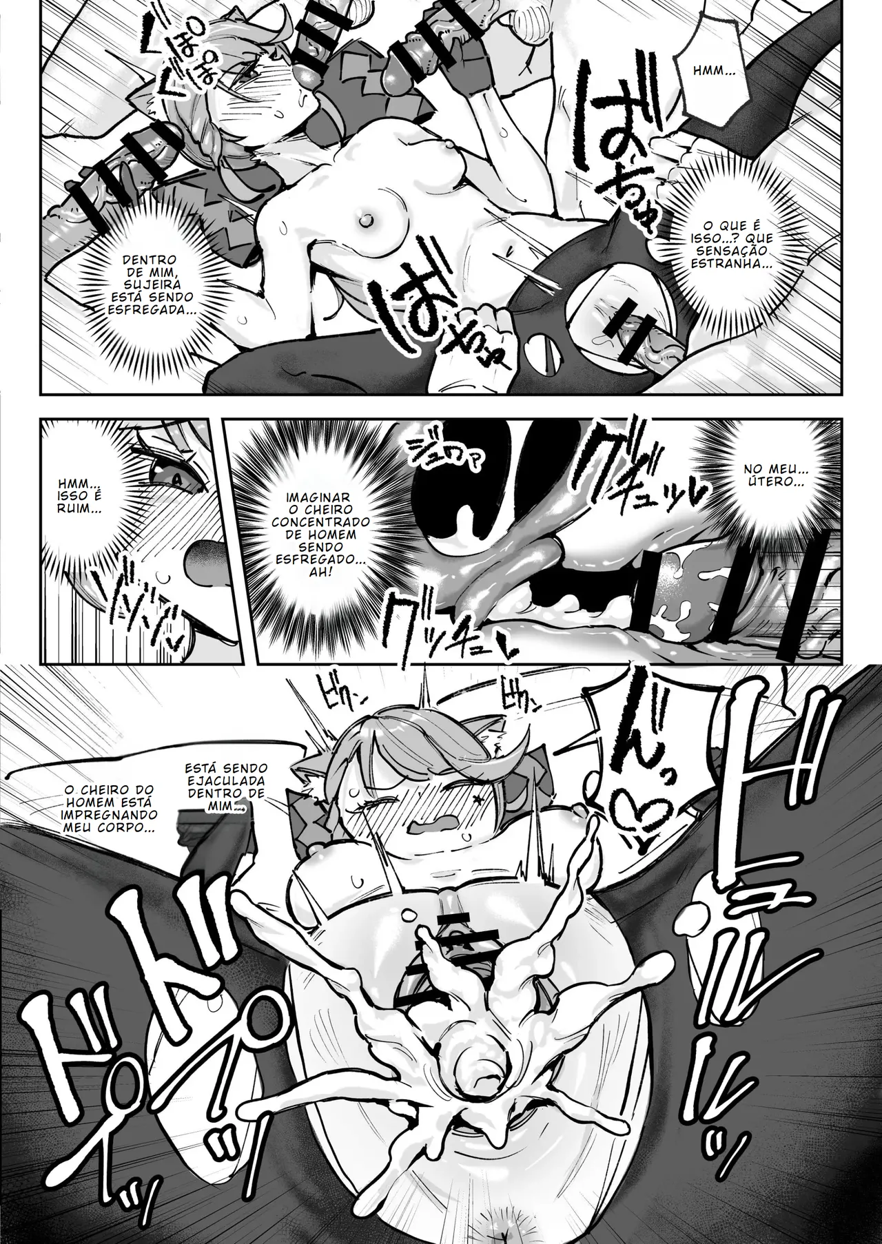 Semen Genkai Toppa! Chin Kagi Bukkake Geppu! [Portuguese-BR] [BLACKSUB] image number 25