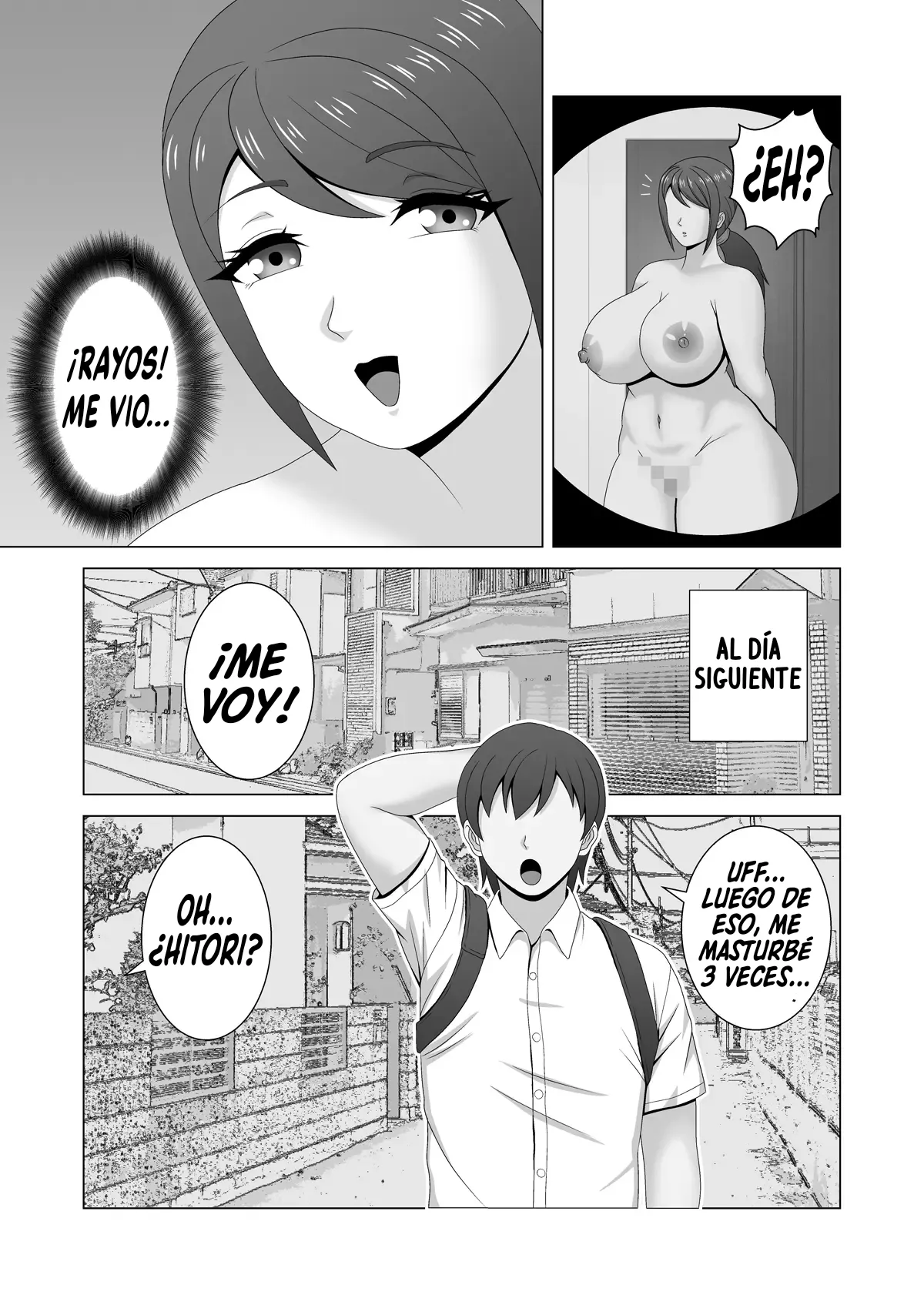 [Pixie Mint] Muchimuchi Hitozuma no Midara na Yuuwaku｜La Erótica Seducción De Una Esposa Regordeta [Spanish] [El naranjas = Mr.Naranjas] image number 4