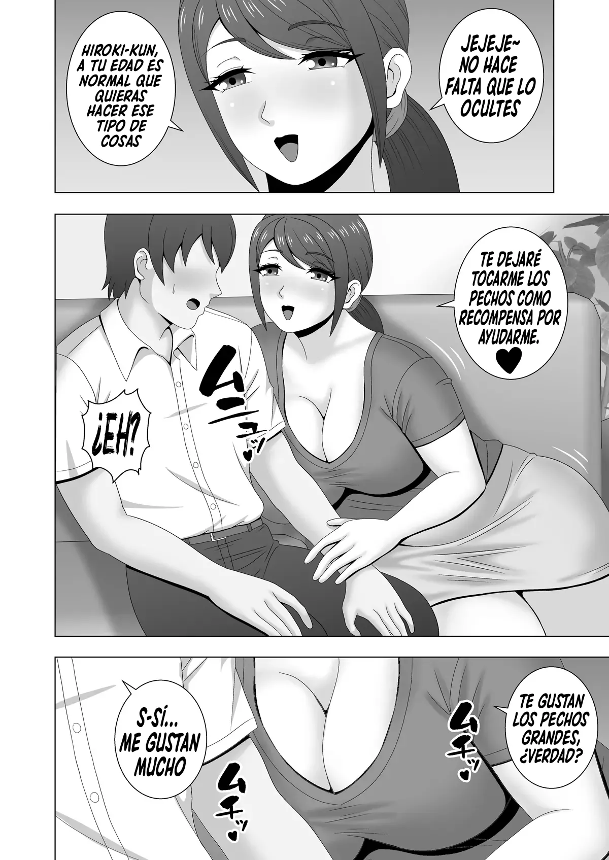 [Pixie Mint] Muchimuchi Hitozuma no Midara na Yuuwaku｜La Erótica Seducción De Una Esposa Regordeta [Spanish] [El naranjas = Mr.Naranjas] image number 9