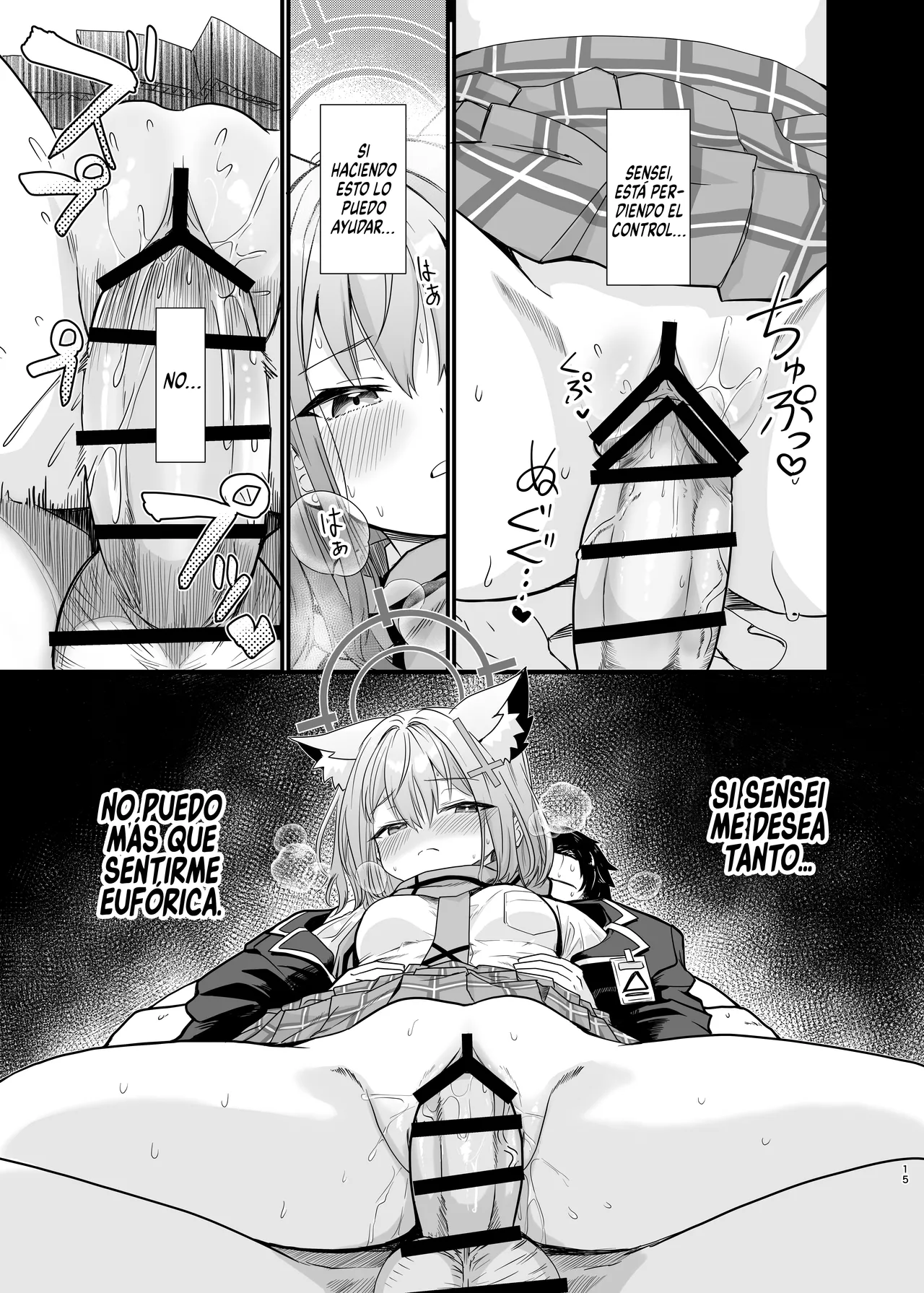 [Studio SUSHI KUI-NE (Kotojima Motoki)] Kowaku no Kiri (Blue Archive) [Spanish] [Rakuen Translations] [Digital] image number 14