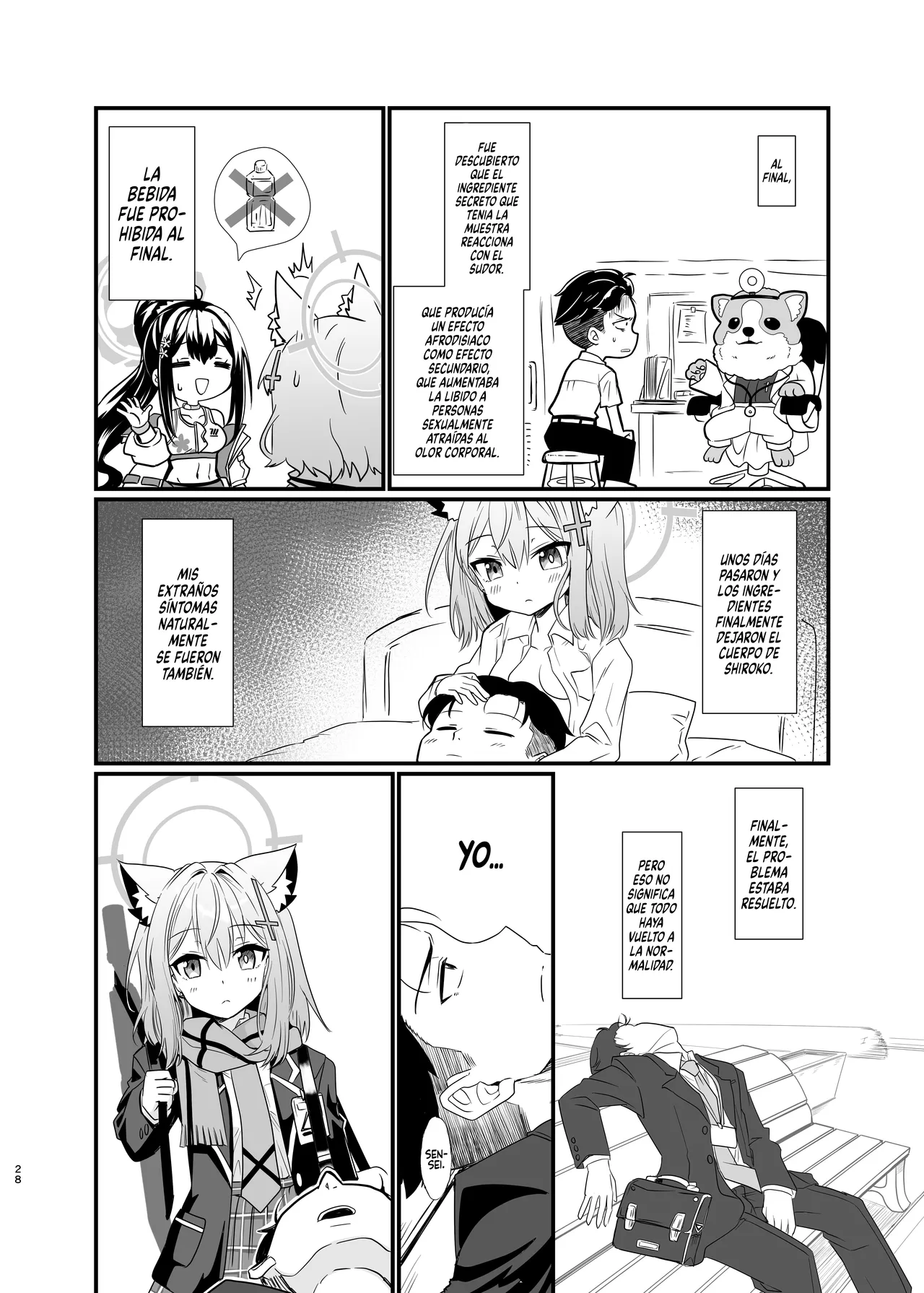 [Studio SUSHI KUI-NE (Kotojima Motoki)] Kowaku no Kiri (Blue Archive) [Spanish] [Rakuen Translations] [Digital] image number 27