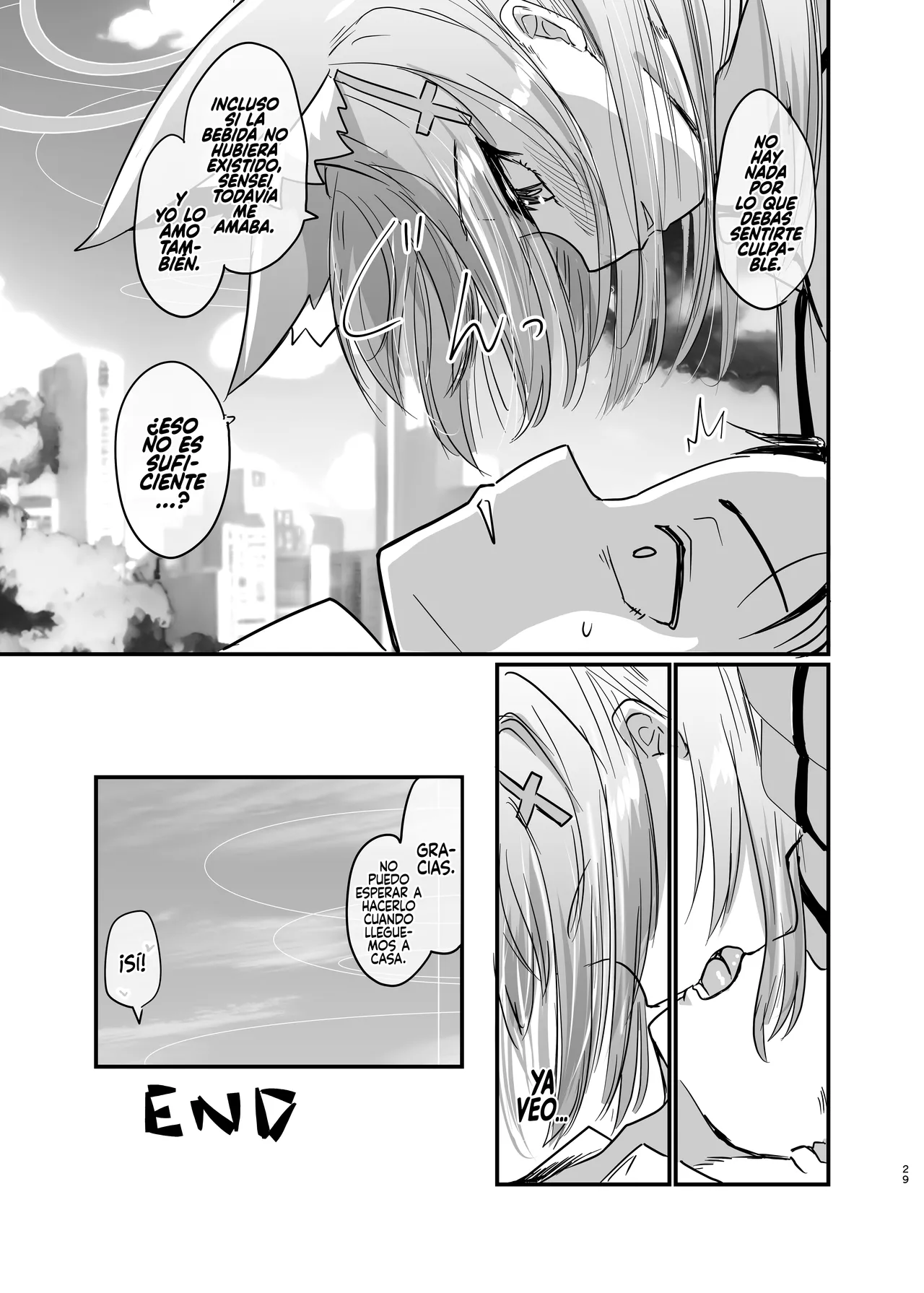 [Studio SUSHI KUI-NE (Kotojima Motoki)] Kowaku no Kiri (Blue Archive) [Spanish] [Rakuen Translations] [Digital] image number 28