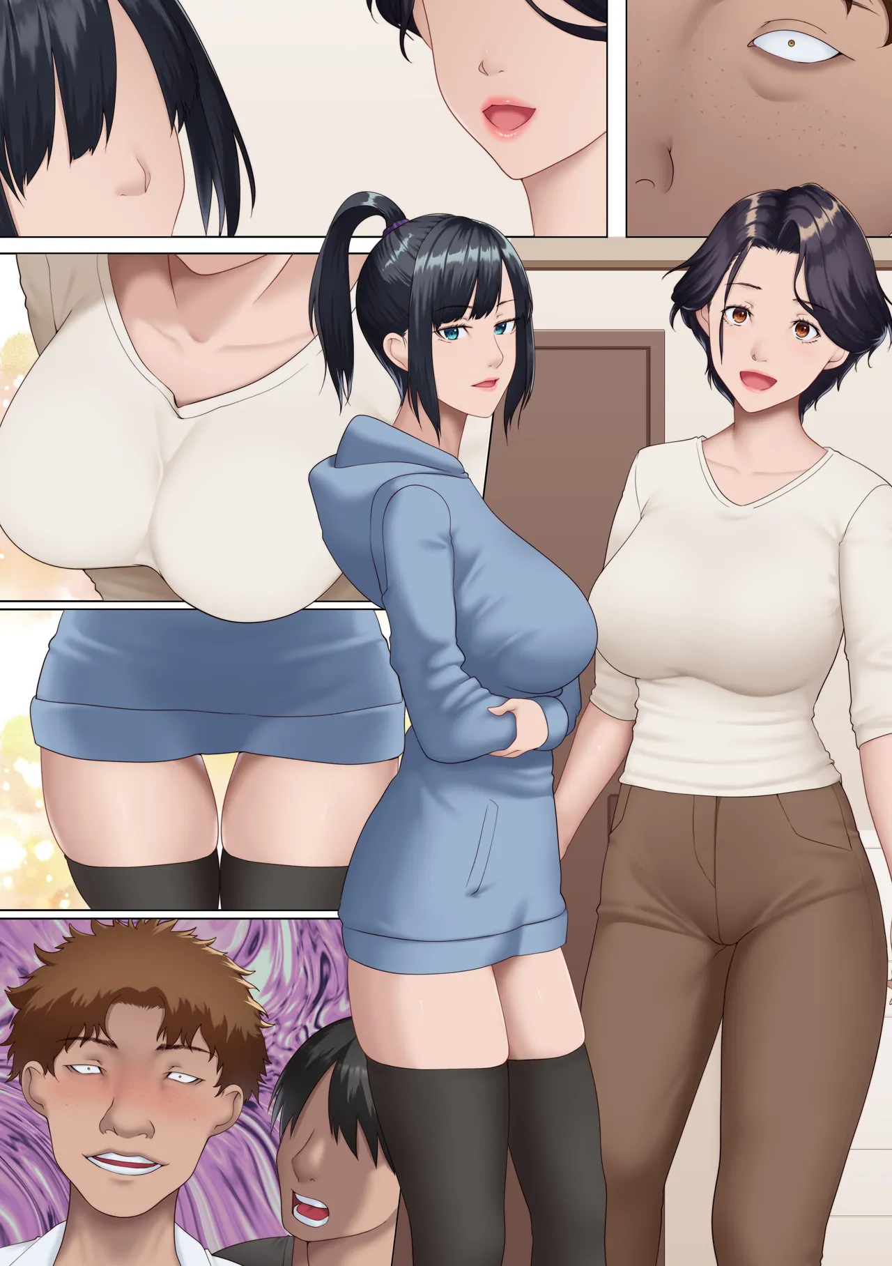 [NCP] お前の母親と姉貴、もう俺のだから。弱みを握られデカすぎちんぽブチ込まれて毎日快楽漬けにされて 27eme image