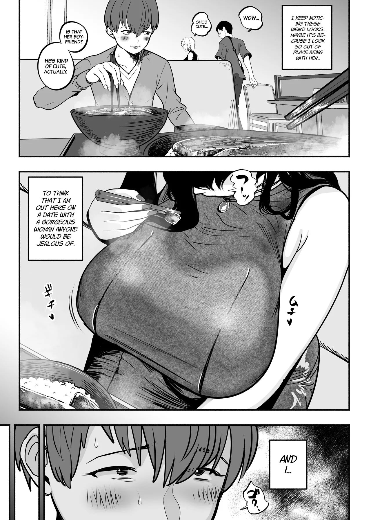 [Sakuranbo Nouen (Kondo Yume)] Gashi-koi Fuuzoku 2 -Shoufu-san ni Shirouto Doutei Chinpo wo Nagametemorau Hanashi- | Real Love Brothel ~Have A Hooker Comfort Your Dick~ 2 [English] [Project Valvrein] image number 8