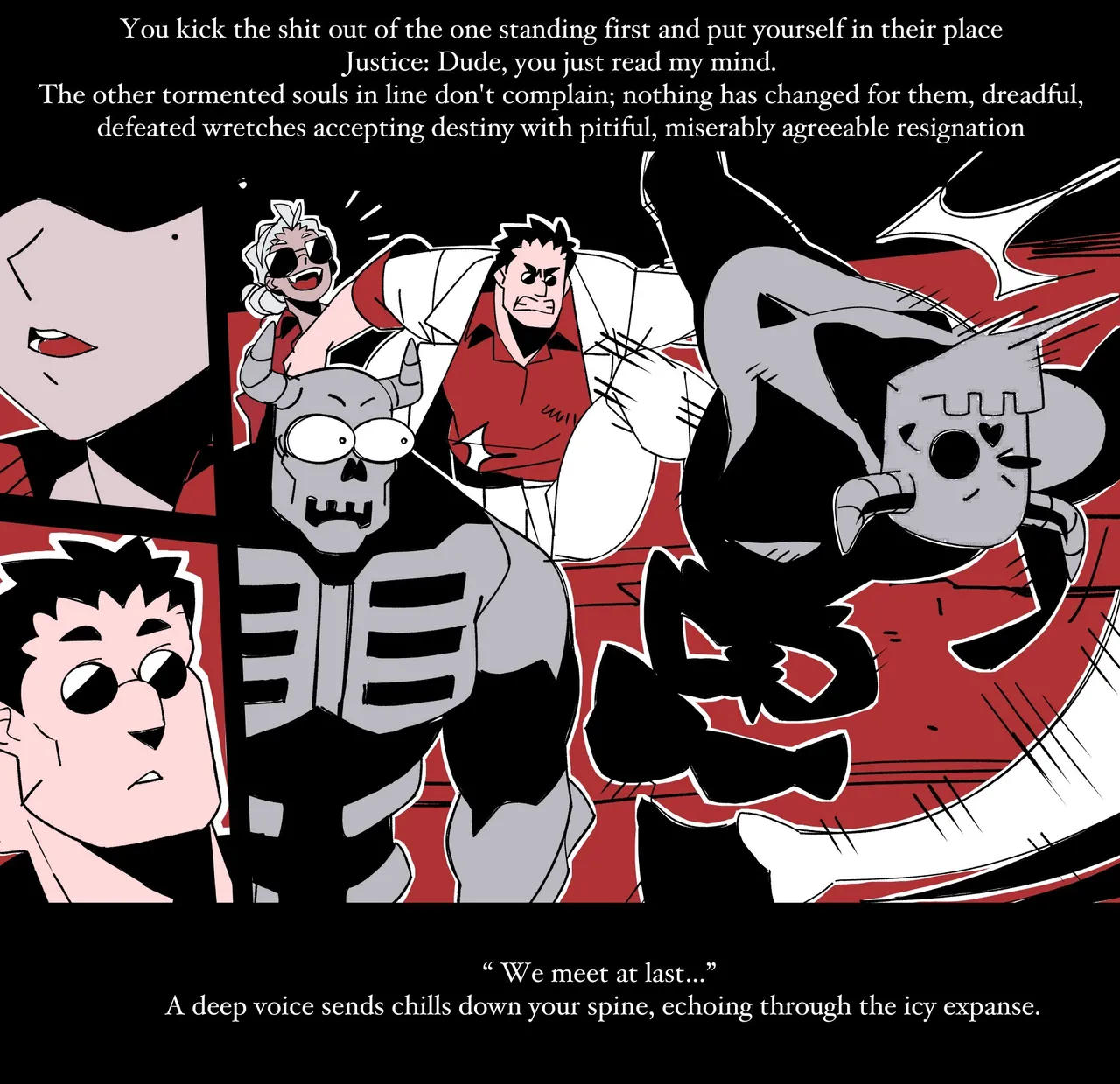 Helltaker Fanart Madness (by Nisegoworks) Lucifer chapter colorized 图片编号 2