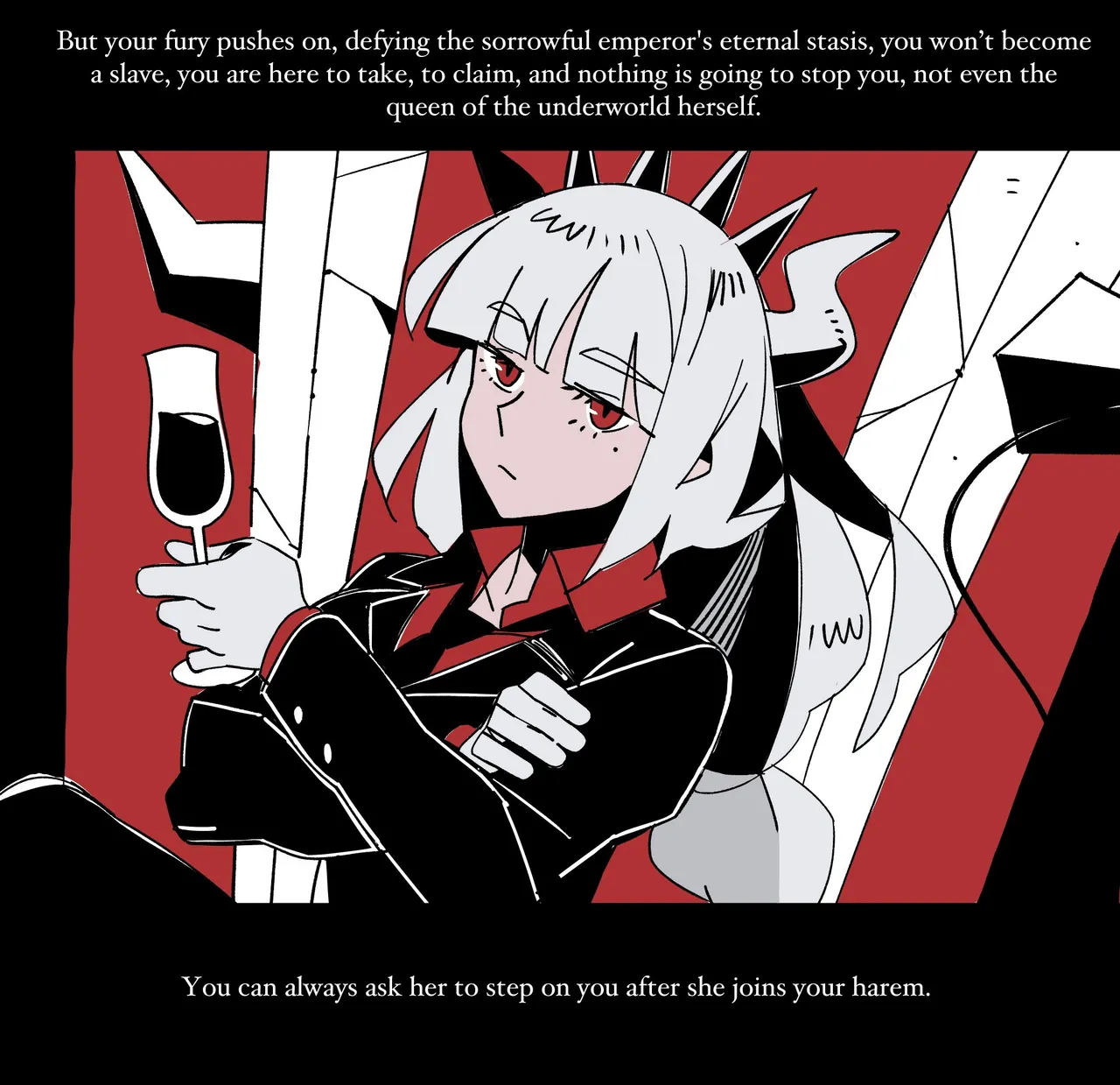 Helltaker Fanart Madness (by Nisegoworks) Lucifer chapter colorized 图片编号 4