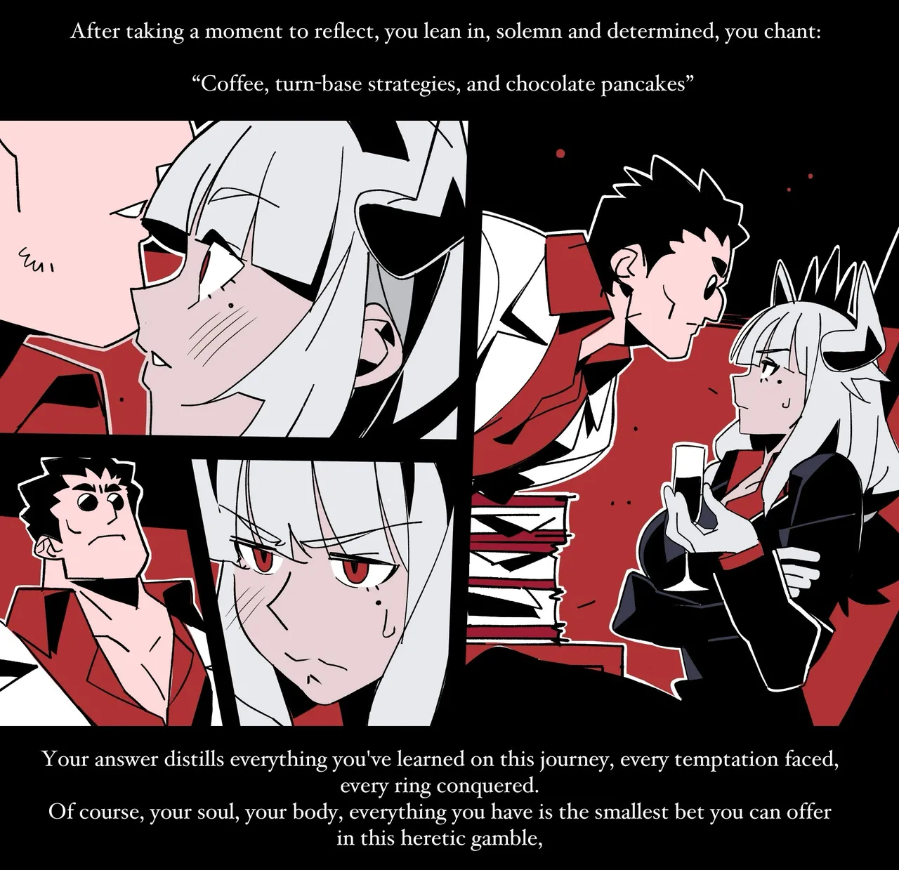 Helltaker Fanart Madness (by Nisegoworks) Lucifer chapter colorized 图片编号 6