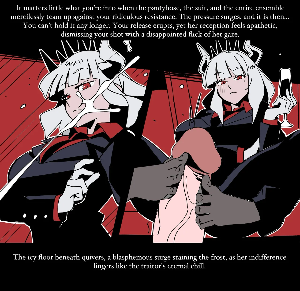 Helltaker Fanart Madness (by Nisegoworks) Lucifer chapter colorized 图片编号 11