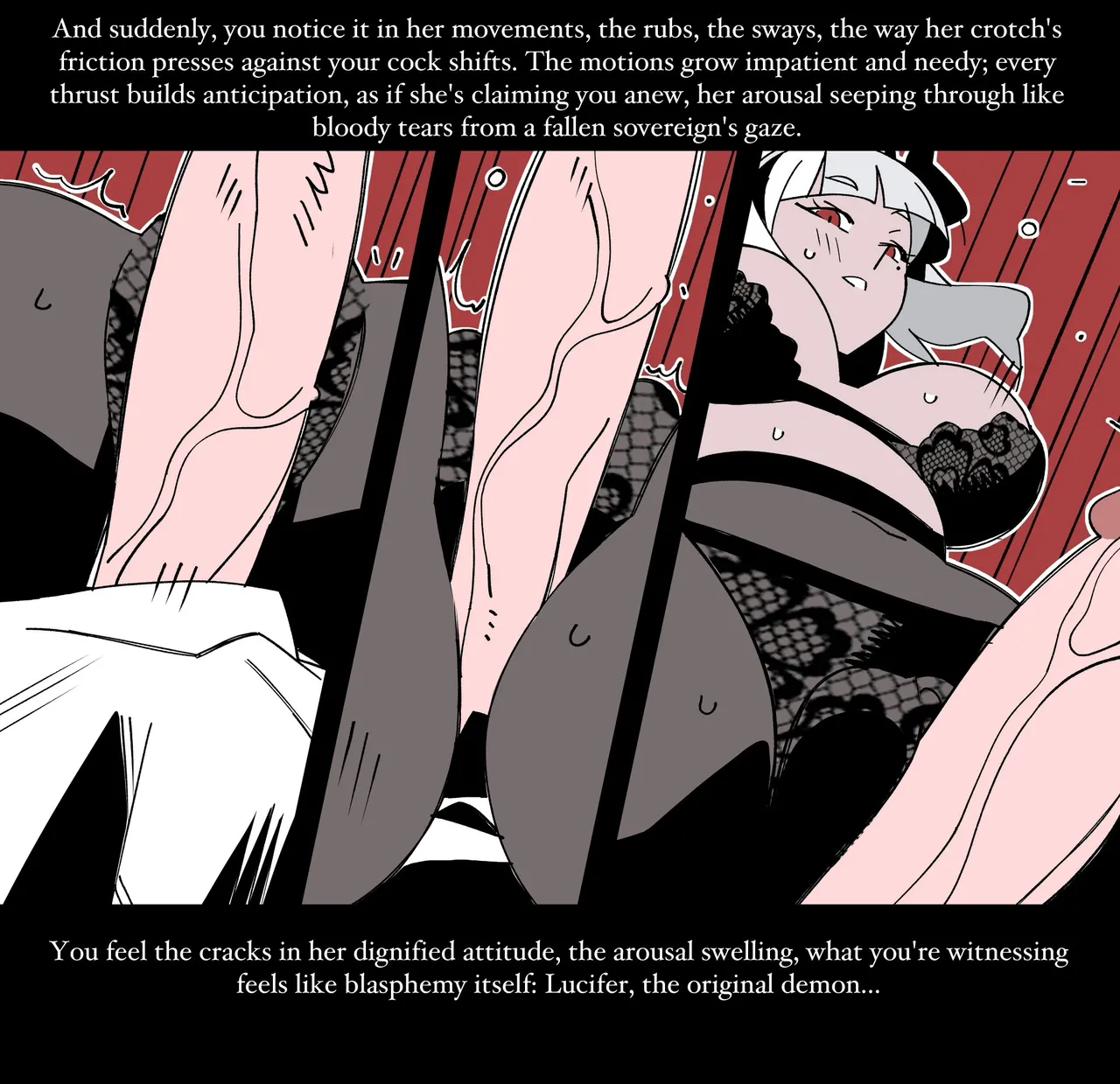 Helltaker Fanart Madness (by Nisegoworks) Lucifer chapter colorized 图片编号 19