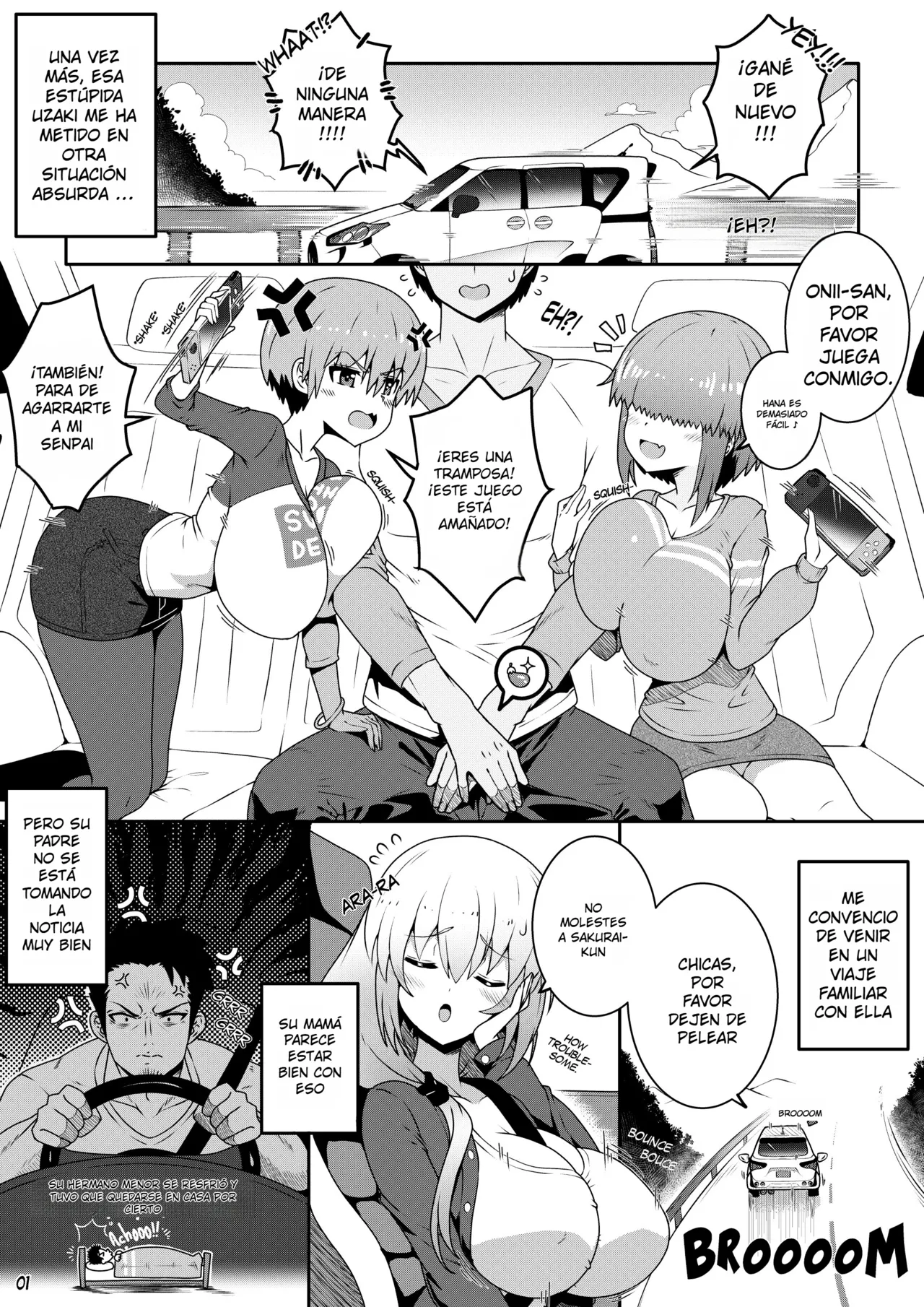 [Virus.G] Uzaki-chan no Kizuna o Fukameru Kyuuka｜Uzaki-chan y Vacaciones para Estrechar Lazos (Uzaki-chan wa Asobitai!) {Spanish} {EbisuTraslade - Winder} numero di immagine  3