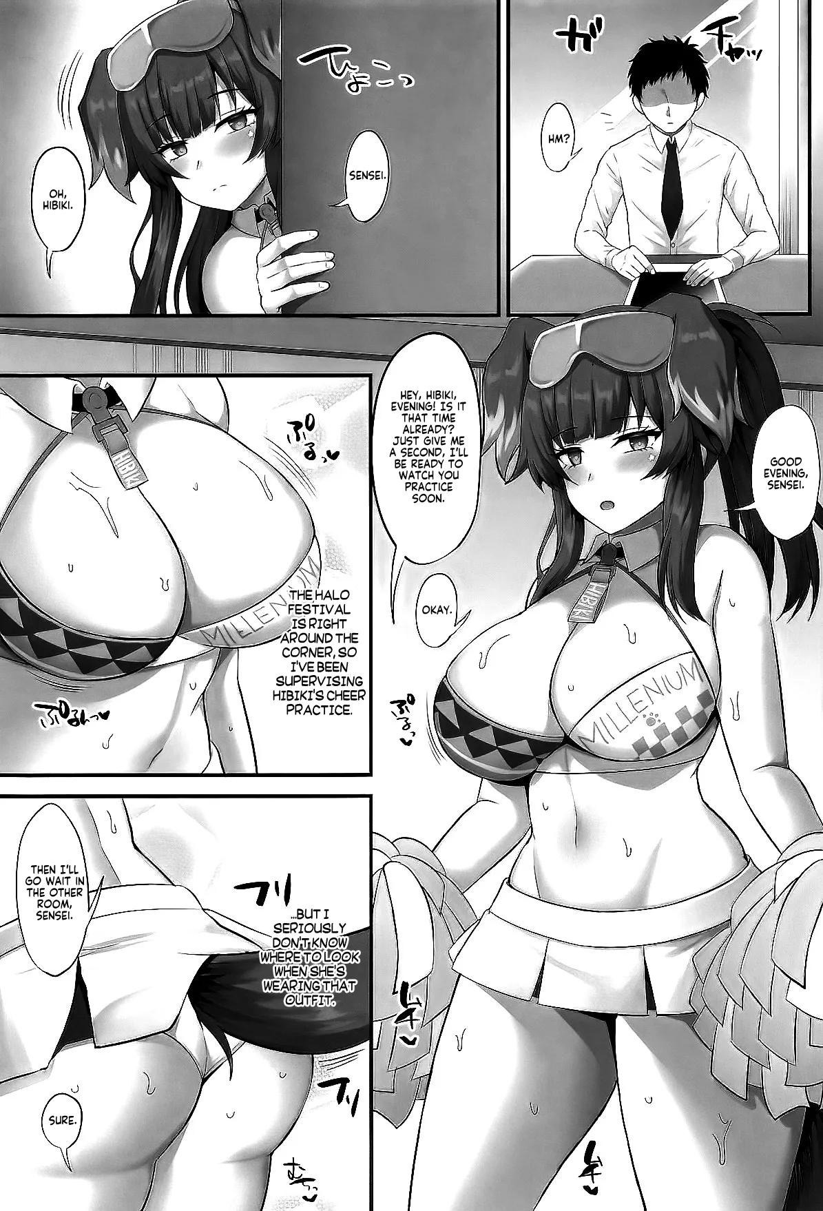 (C104) [Hoshizora Sutekki (Kisaragi Nana)] Ganbare! Ganbare! Sensei (Blue Archive) [English] [Tea Party Scans] 图片编号 2