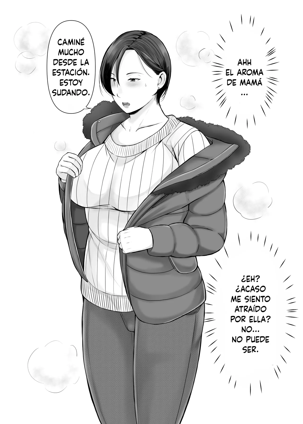 [Popotto Denki Ichigouten] Hitorigurashi no Musuko ni Semararete [Spanish] image number 4