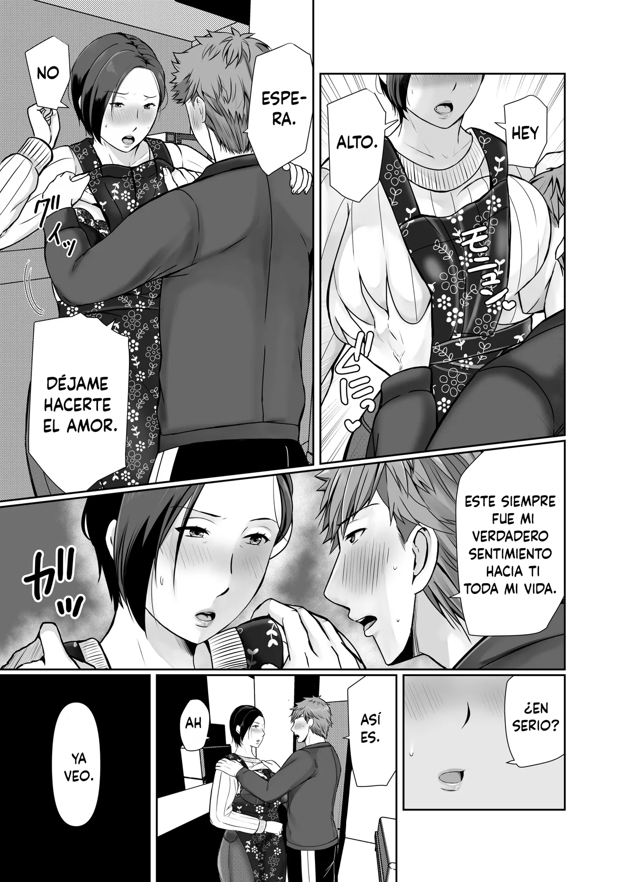 [Popotto Denki Ichigouten] Hitorigurashi no Musuko ni Semararete [Spanish] image number 10