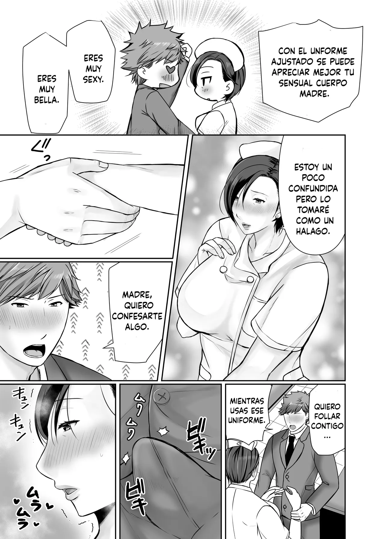 [Popotto Denki Ichigouten] Hitorigurashi no Musuko ni Semararete [Spanish] image number 34