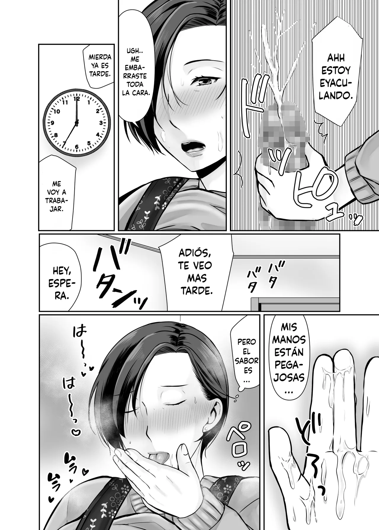 [Popotto Denki Ichigouten] Hitorigurashi no Musuko ni Semararete [Spanish] image number 48