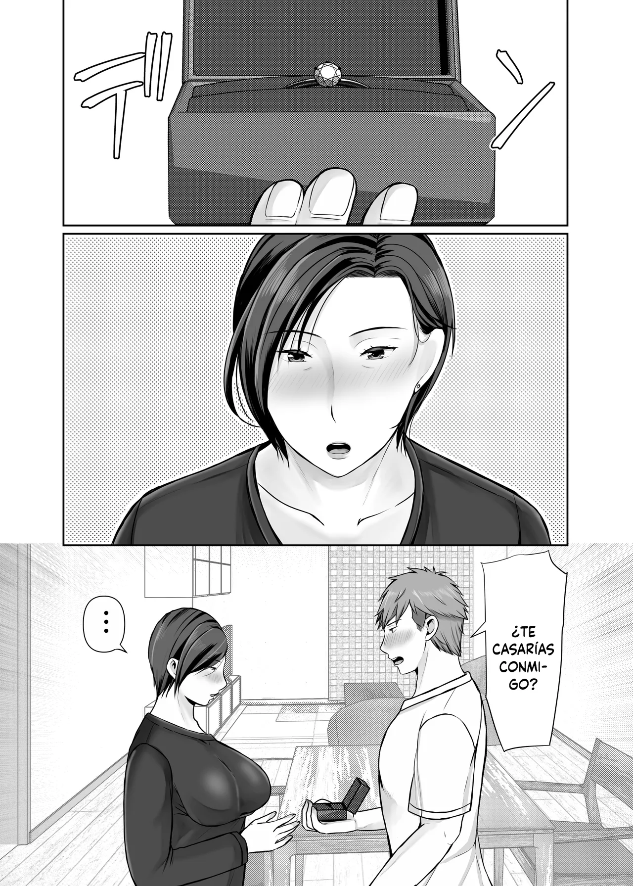 [Popotto Denki Ichigouten] Hitorigurashi no Musuko ni Semararete... Sonogo ~Ninshin Hen~ (Spanish) image number 3