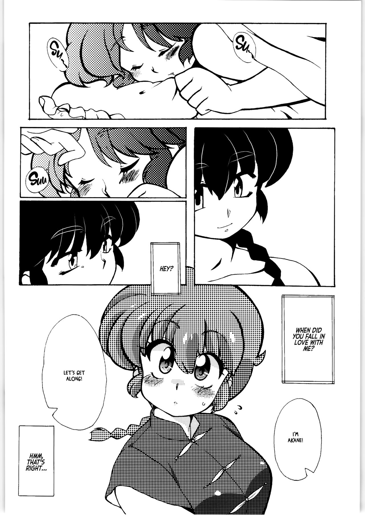 (C86) [Marin (Suzusato Rinka, mage)] Kyou wa Kao ga Mirenai ze | I can't see your face today (Ranma 1/2) [English] [EHCOVE] image number 28