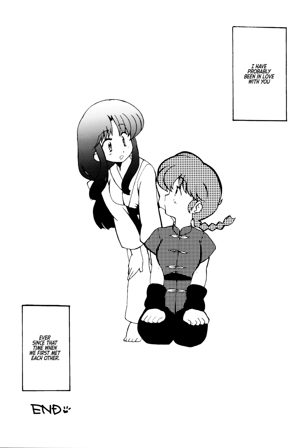 (C86) [Marin (Suzusato Rinka, mage)] Kyou wa Kao ga Mirenai ze | I can't see your face today (Ranma 1/2) [English] [EHCOVE] image number 29