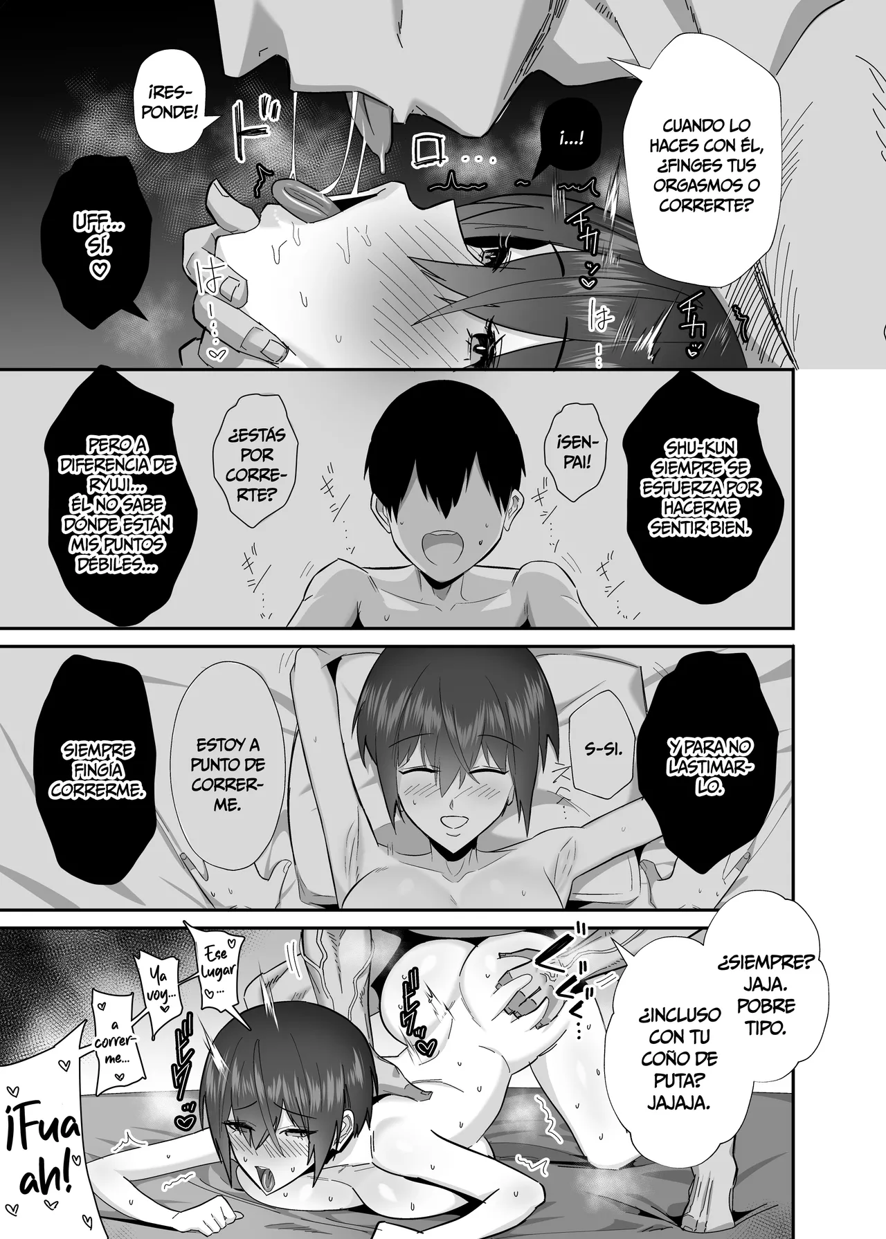 [Zenjidou Shimoneta Seizou Machine (Chinetsu)] Ibitsu Seiso na Yowa Ki Kanojo Gouin Motokare ni Netorareru...｜Una Novia Pura y Dulce es Tomada a la Fuerza por Su Exnovio... [Spanish] [DARKSIDE] [Digital] Bildnummer 43