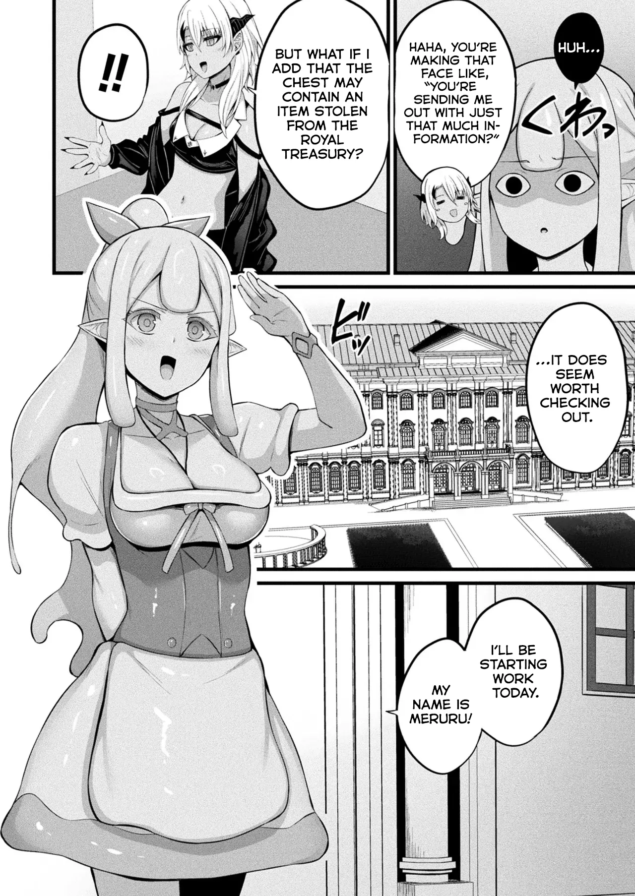 [Naitou Kirara] Slime Musume Meruru no Ecchi na Oshigoto Ch. 4 (COMIC Unreal 2025-12 Vol 118) [English] [Digital] [Kumoku] imagen número 2