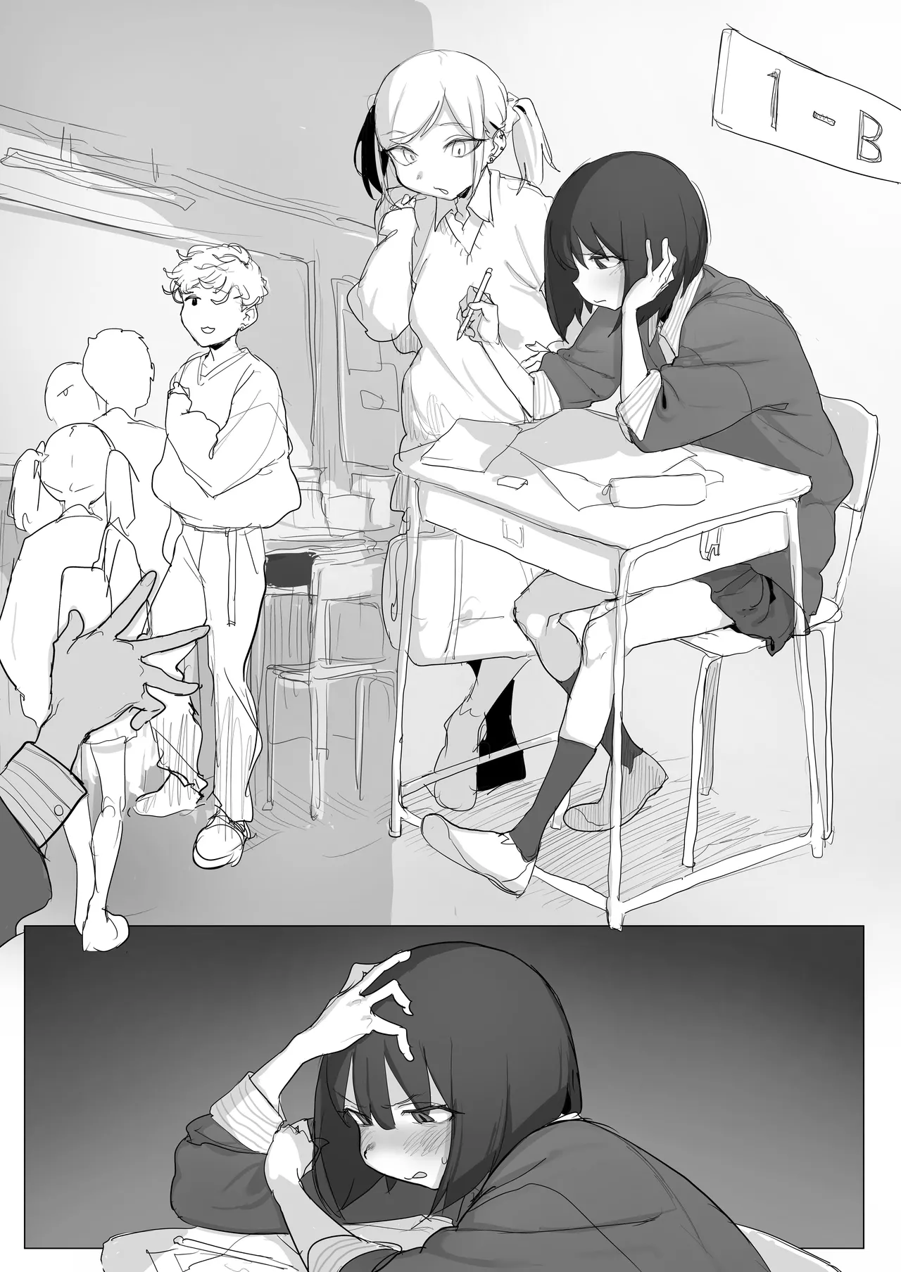 [あっくす] 股間がイライラしたから紐パン食い込ませて自分のクラスで「宿題」するルナちゃん 画像番号 30