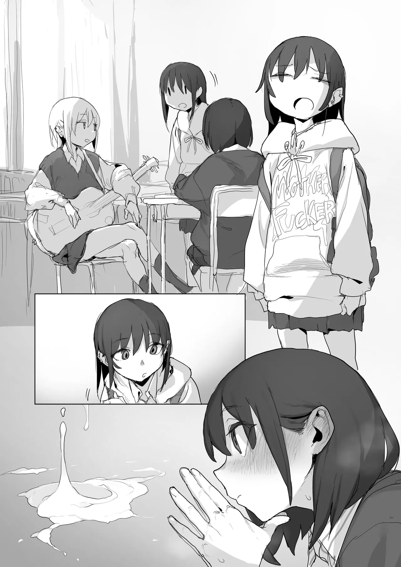 [あっくす] 股間がイライラしたから紐パン食い込ませて自分のクラスで「宿題」するルナちゃん 画像番号 58