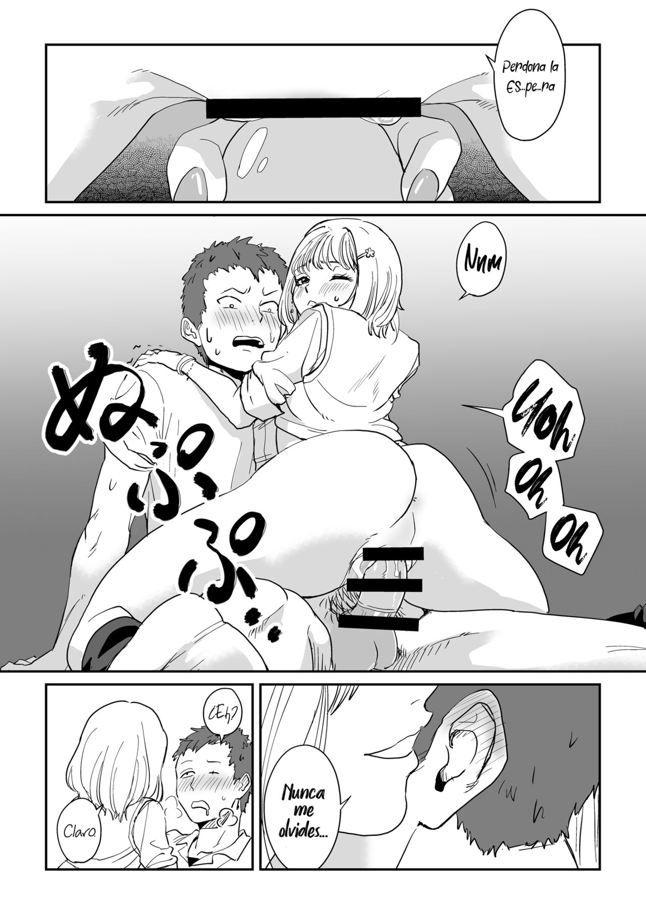 [White Bonbori (Chinbon)] Shiro Gal Senpai no Kagai Lesson | Lecciones Extracurriculares con una Senpai Gal Blanca [Spanish] [NekoCreme] image number 17