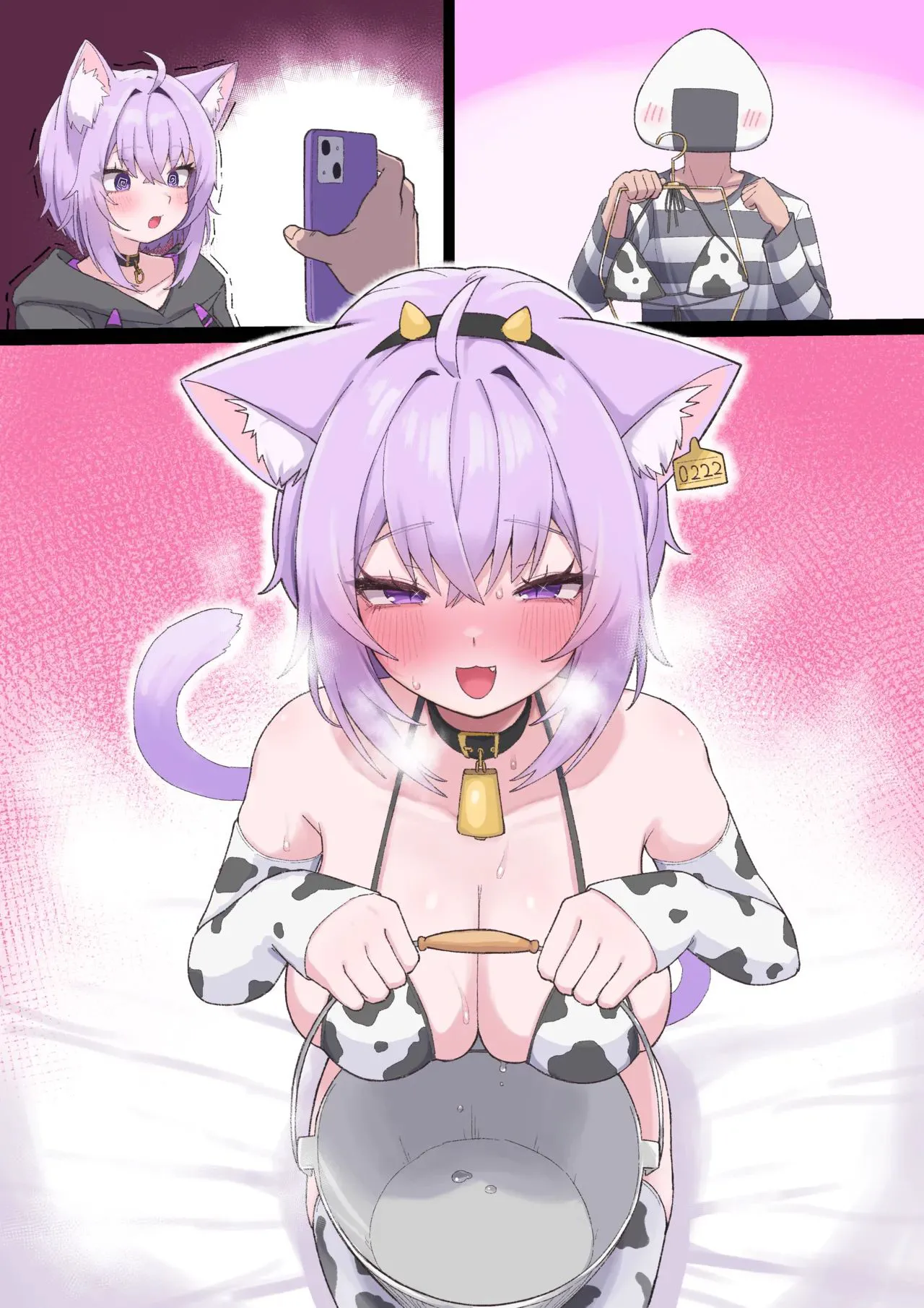 [Tkc‐てぃけし] 牛柄ビキニokyn (ホロライブ)-1280x изображение № 6