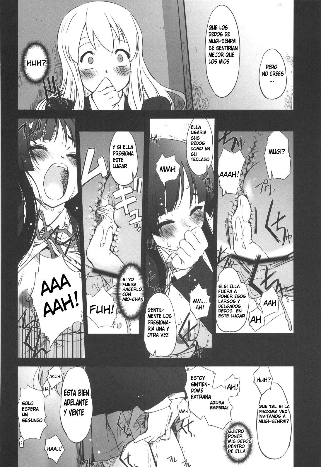 (C76) [G-Power! (Sasayuki)] Nekomimi to Toilet to Houkago no Bushitsu | Cat Ears And A Restroom And The Club Room After School (K-ON) [Spanish][Mugidanshi Fansub] image number 8